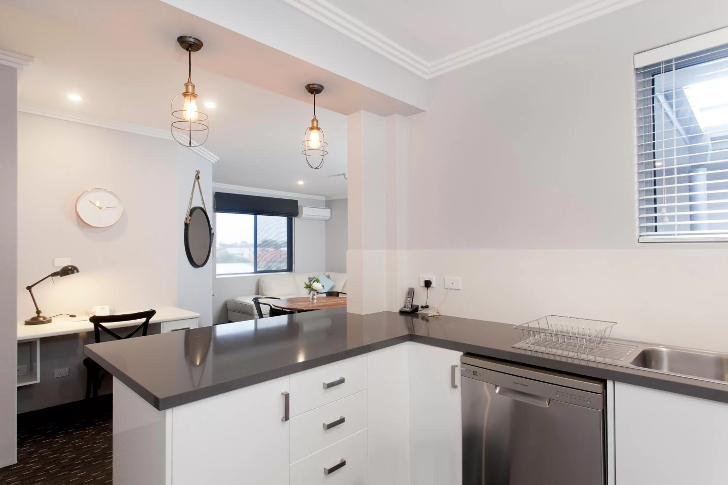 Kitchen or kitchenette in Merewether Motel