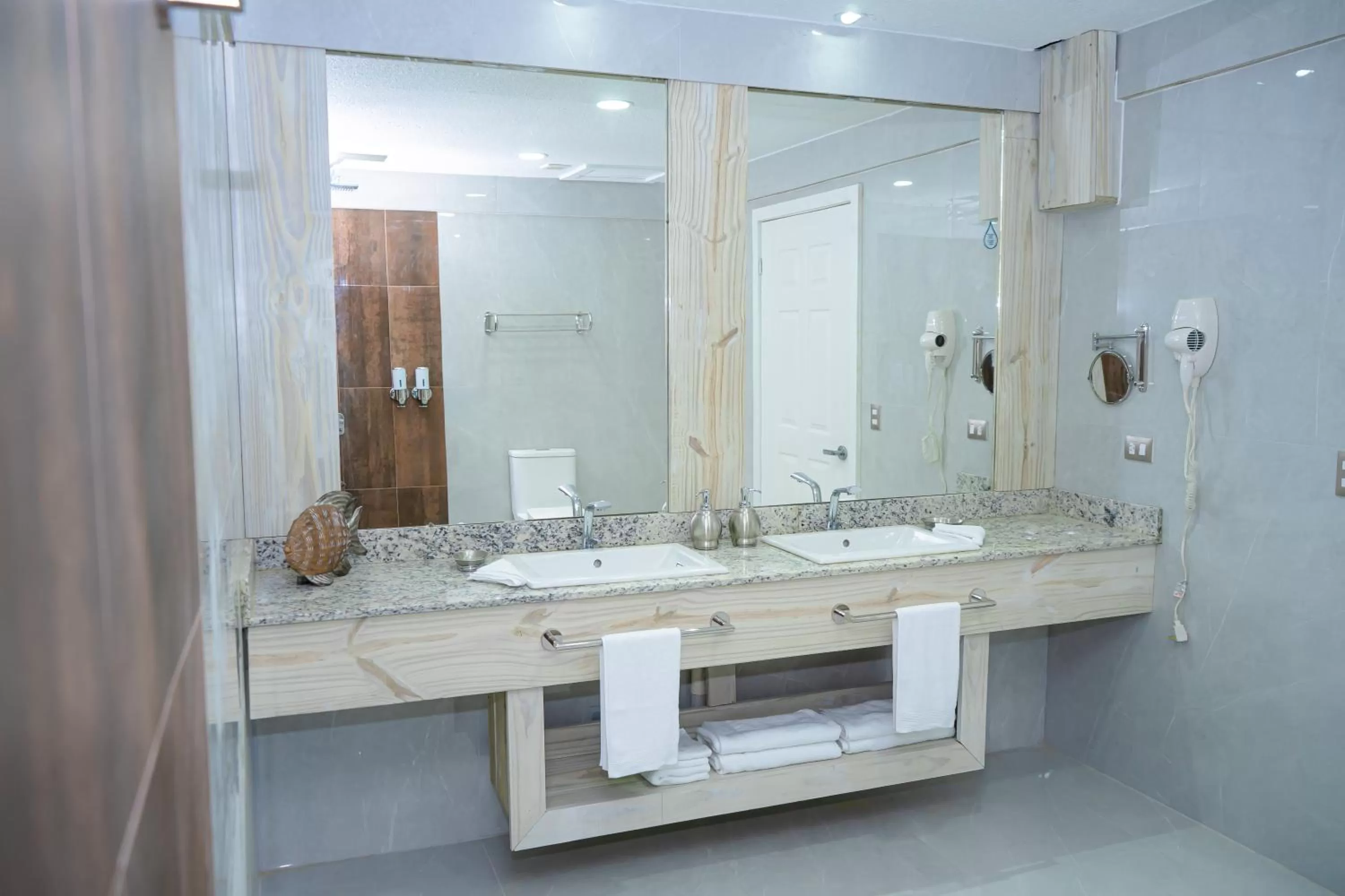 Shower in Hotel Zima