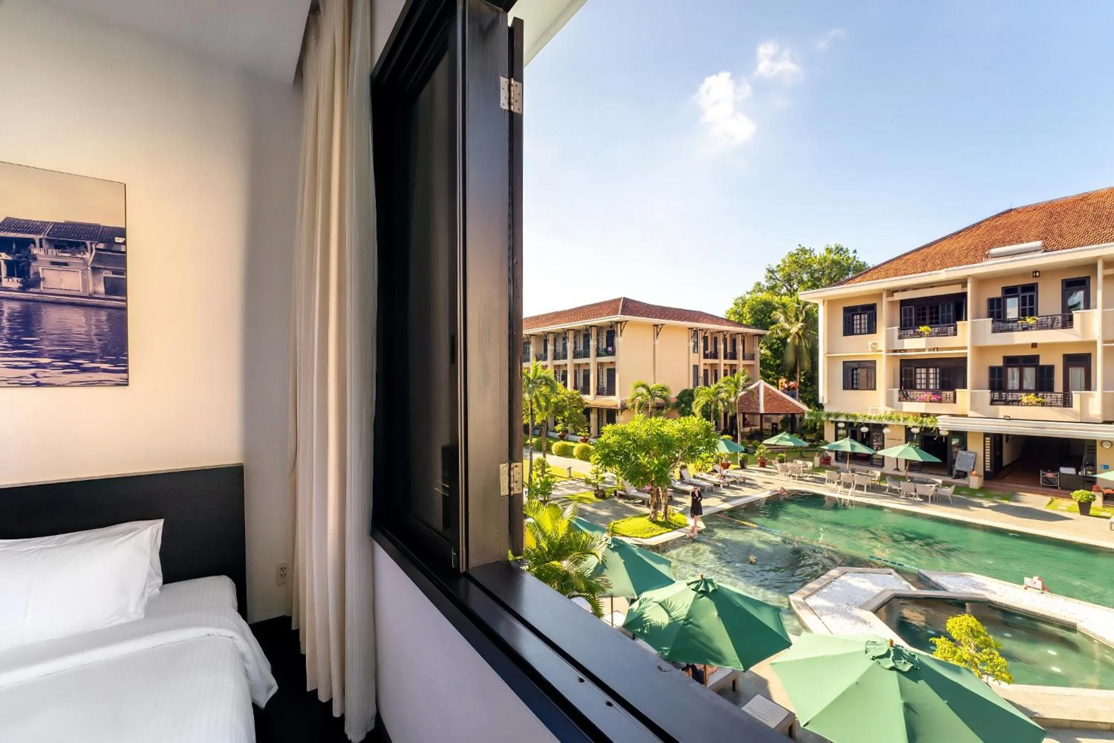 Pool view in HOI AN HISTORIC HOTEL