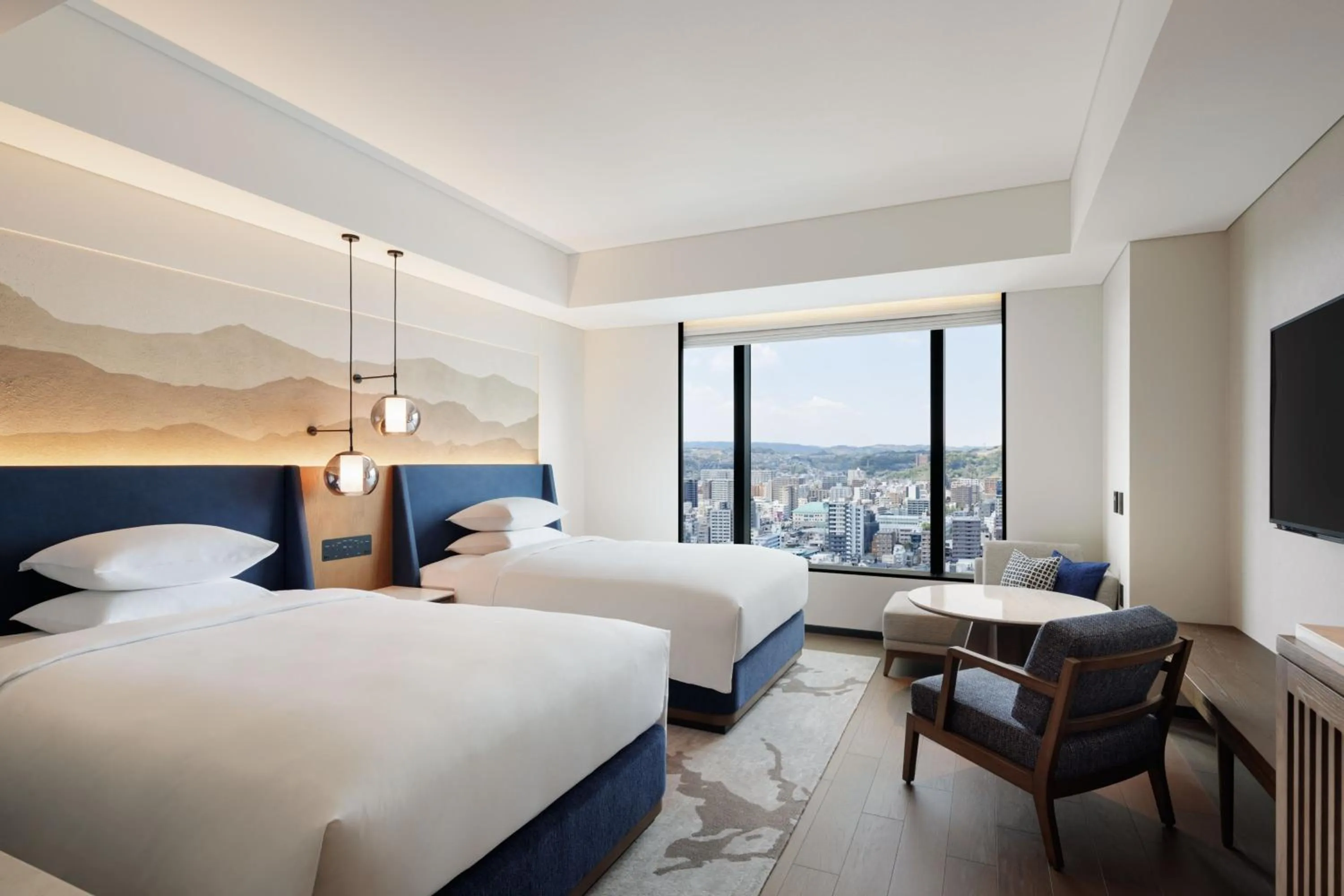 Photo of the whole room, Bed in Sheraton Kagoshima