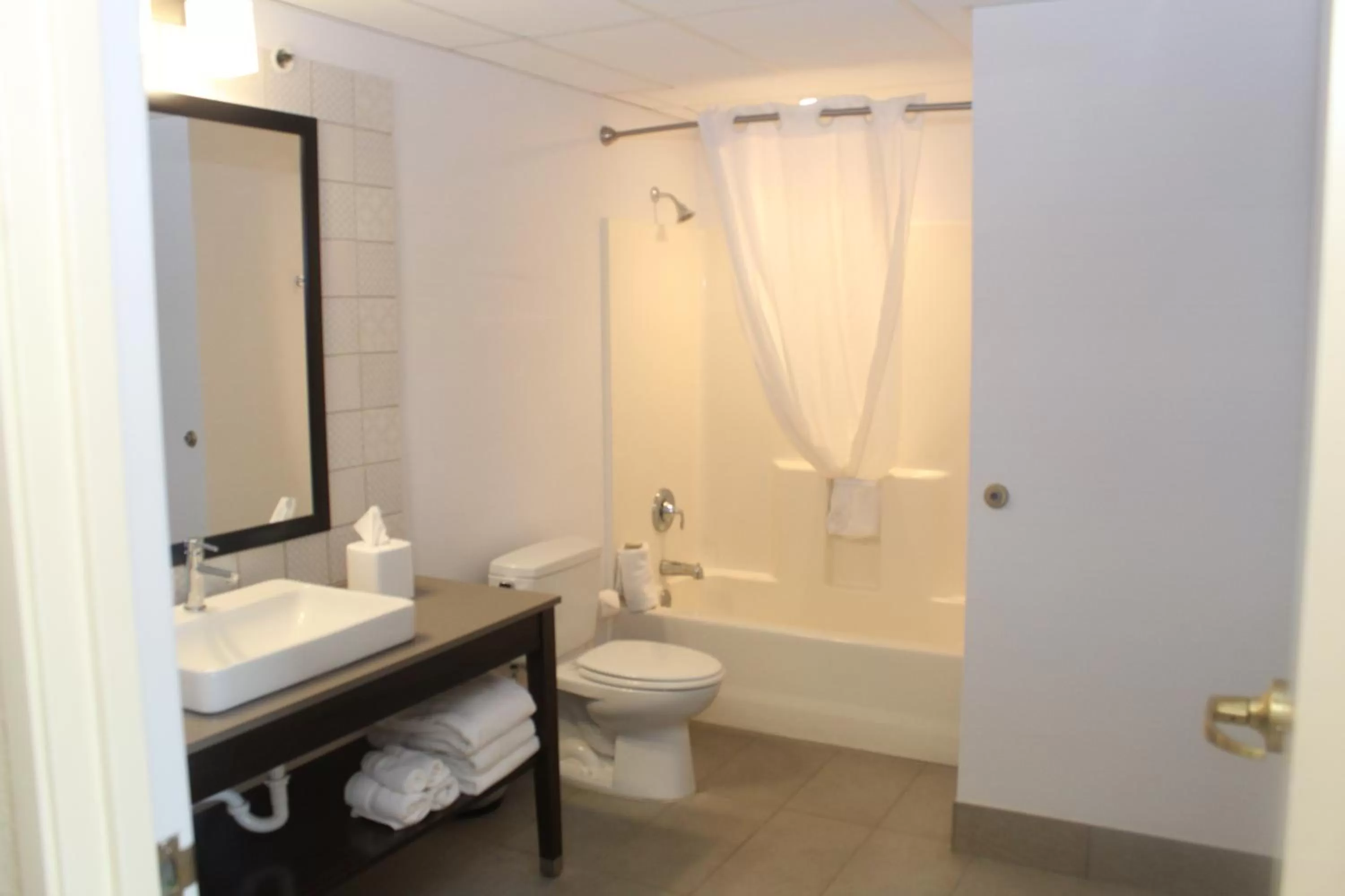 Bathroom in Country Inn & Suites by Radisson, Crystal Lake, IL