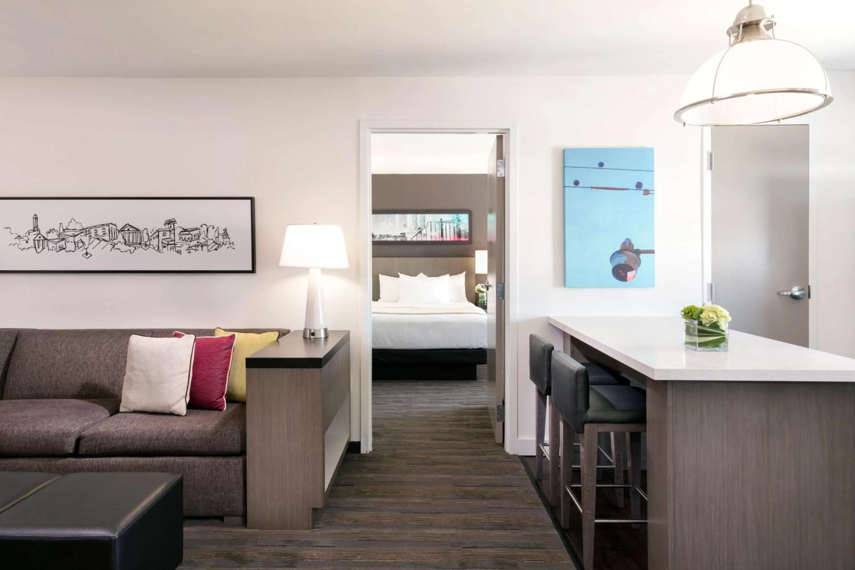 Photo of the whole room, Bed in Hyatt House Charleston - Historic District