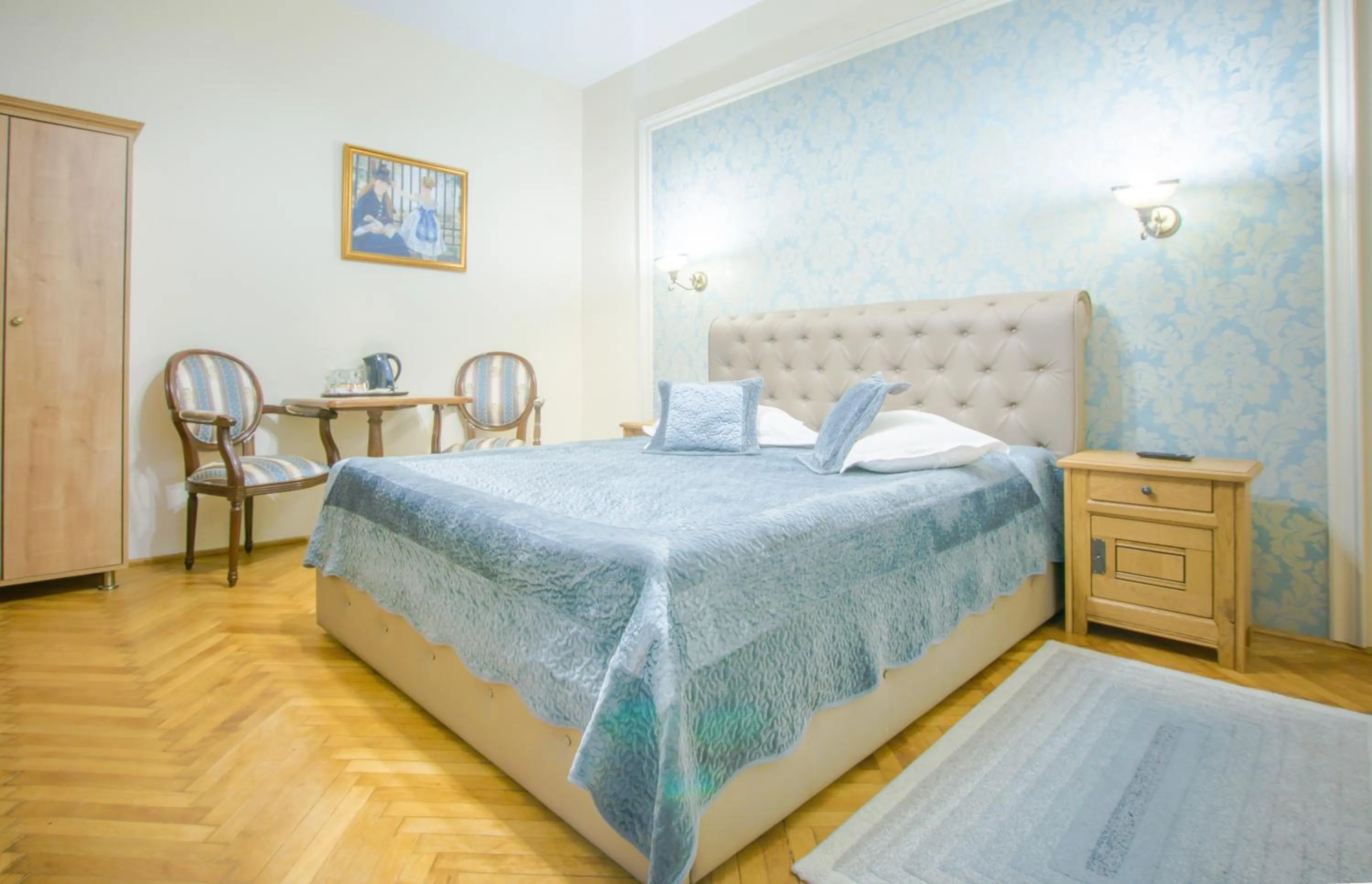 Bedroom, Bed in Safrano Palace