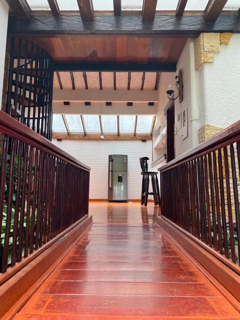 Balcony/Terrace in Hotel Chalet El Castillo by Majuva