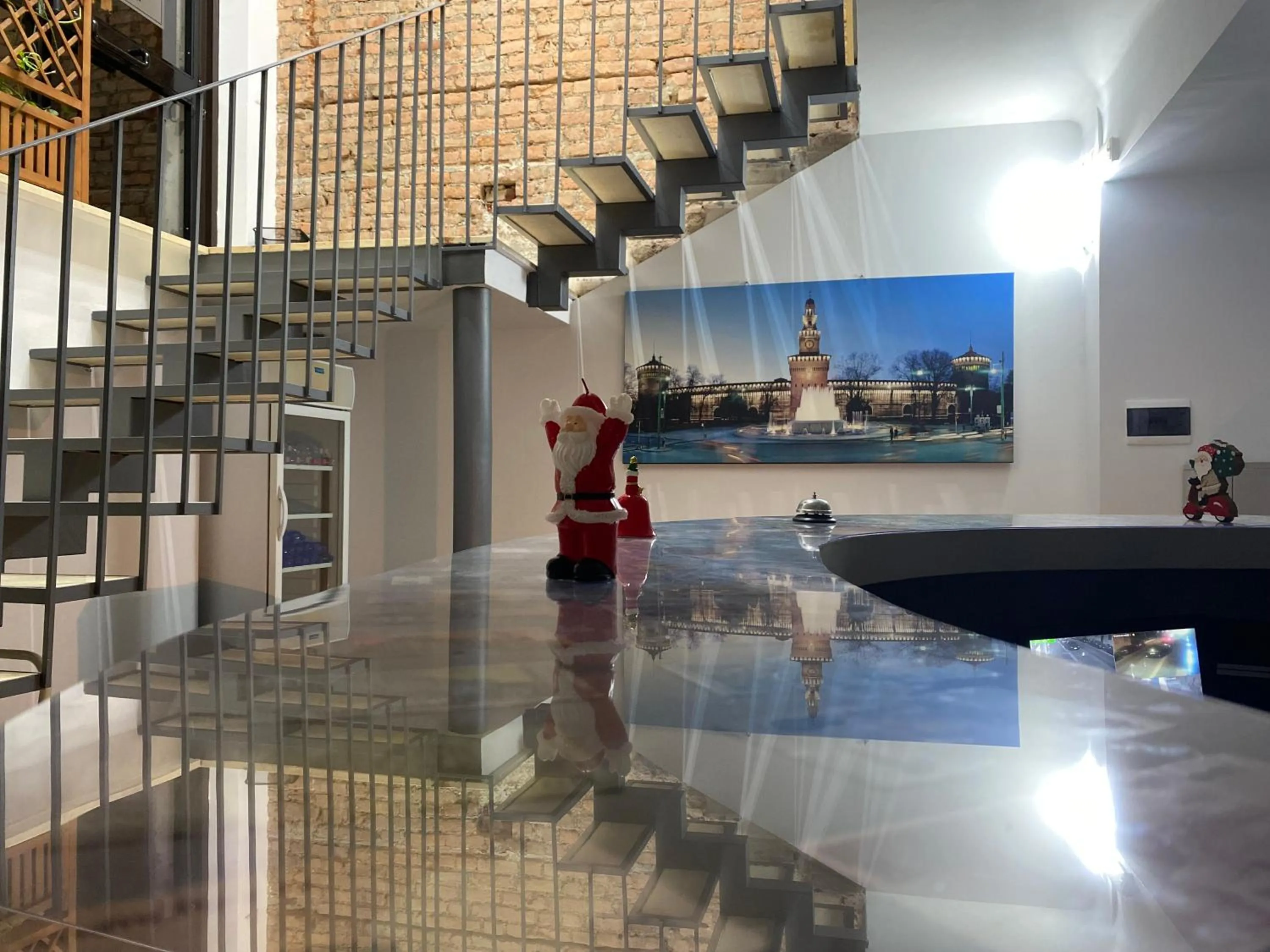 Lobby or reception in HOTEL Poma