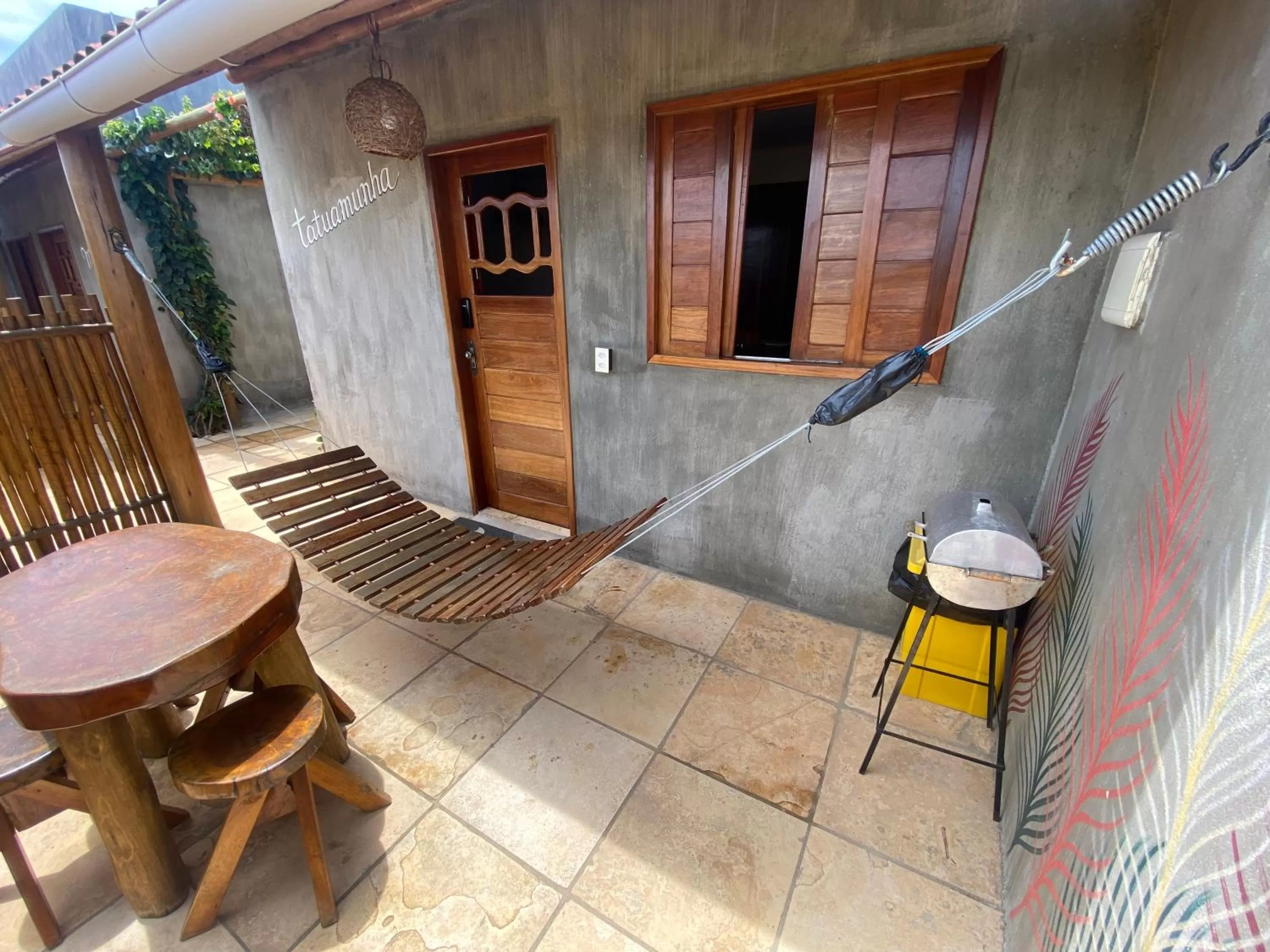 Patio in Chalé Palhano Beach