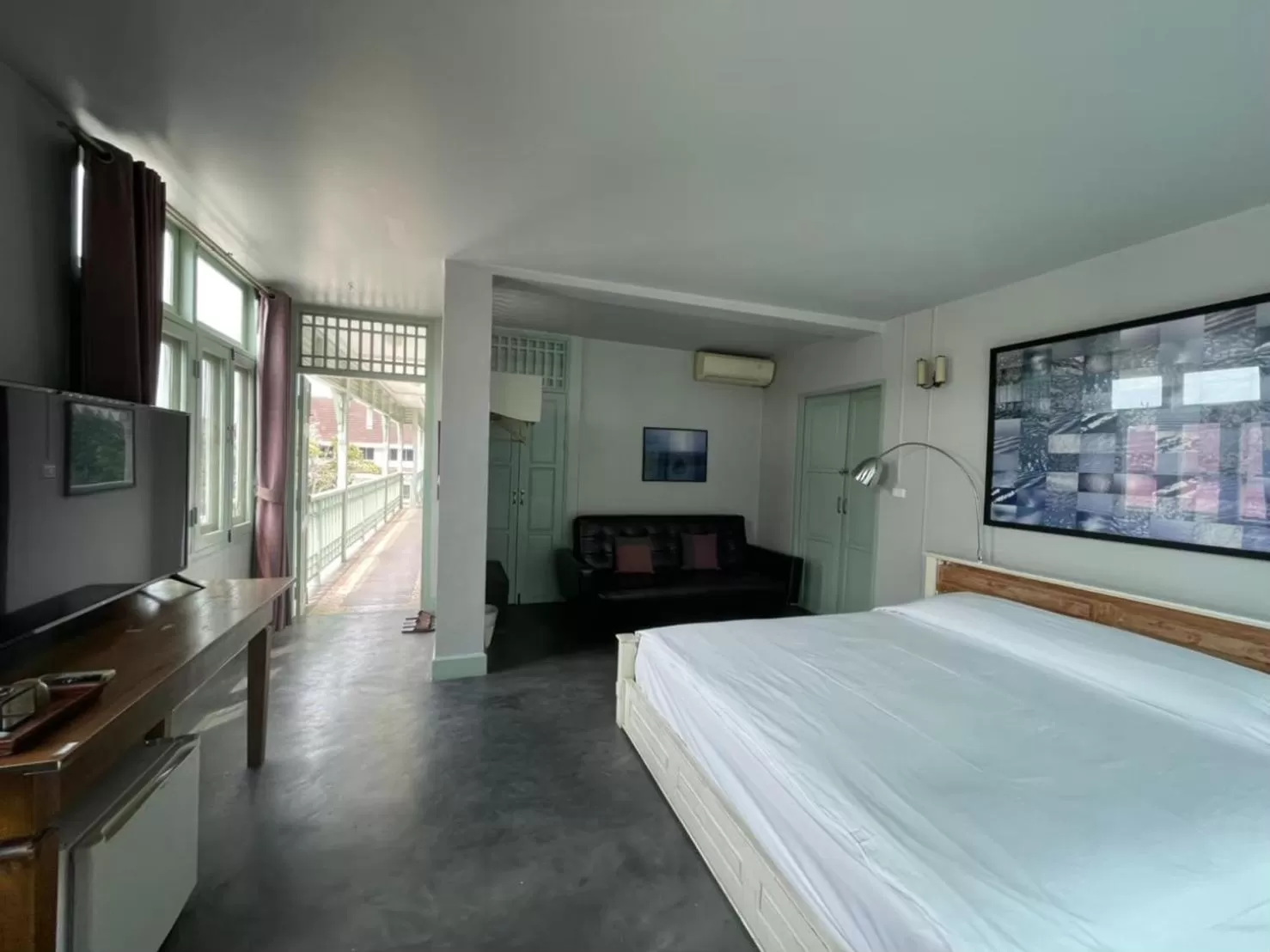 Bed in Villa Duangchampa