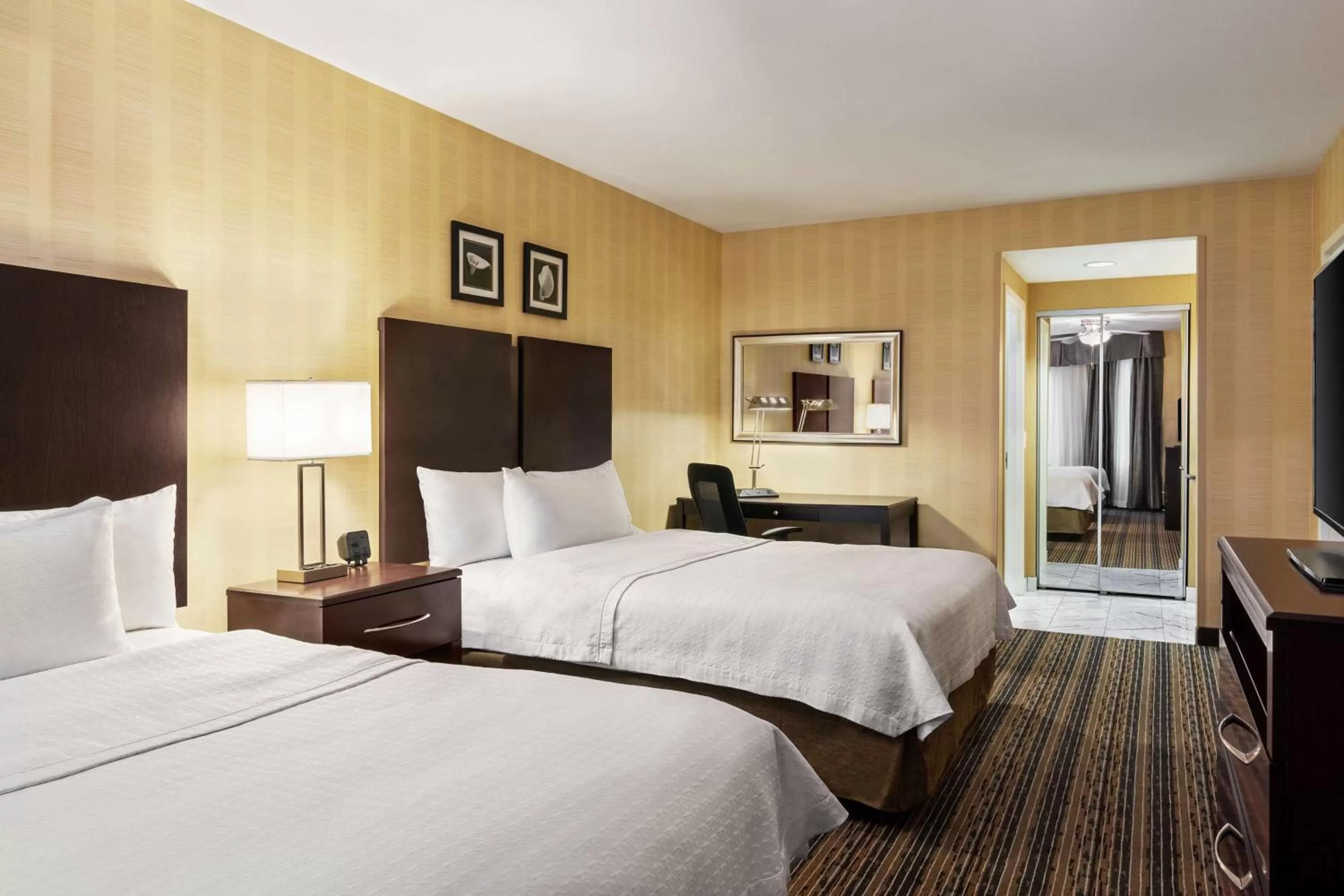 Bedroom, Bed in Homewood Suites by Hilton Newtown - Langhorne, PA