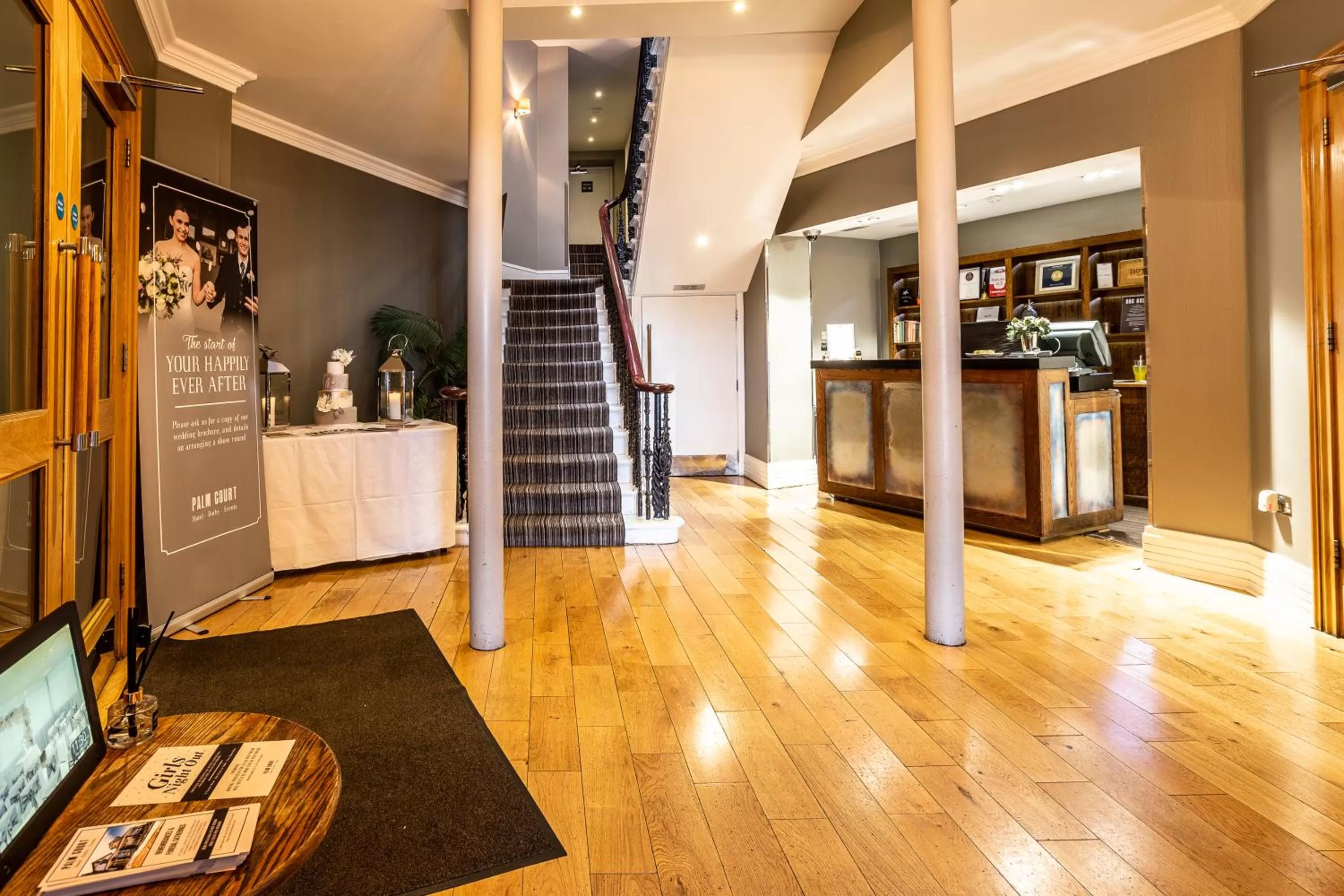 Lobby or reception in Palm Court Hotel