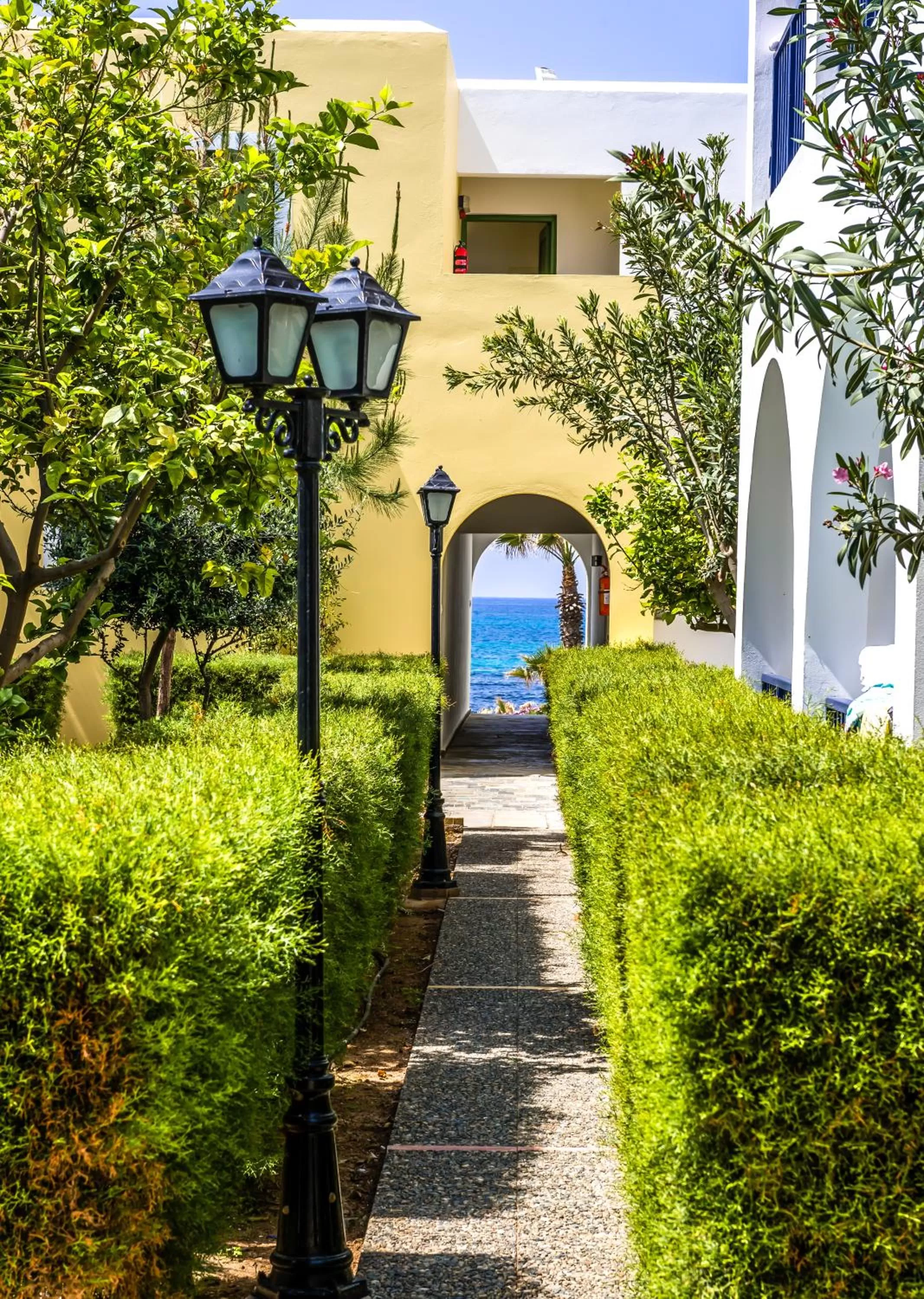 Garden in Kefalos Beach Tourist Village