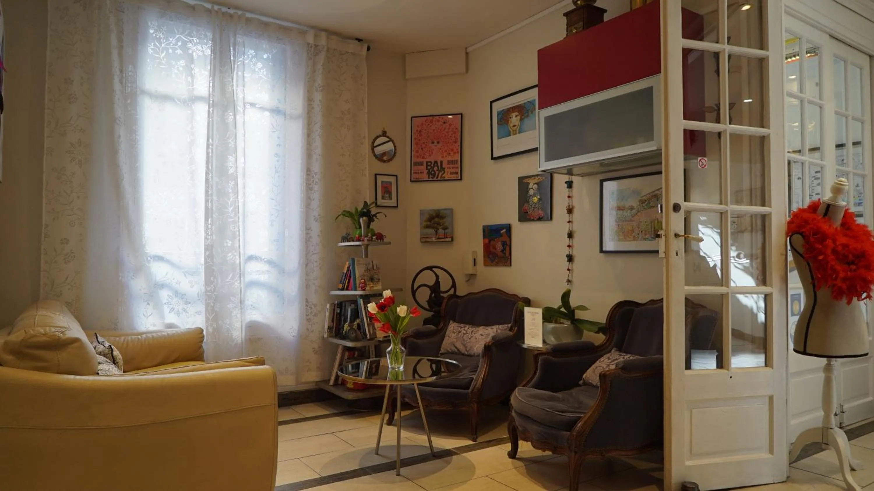 Living room in Hotel des Dames