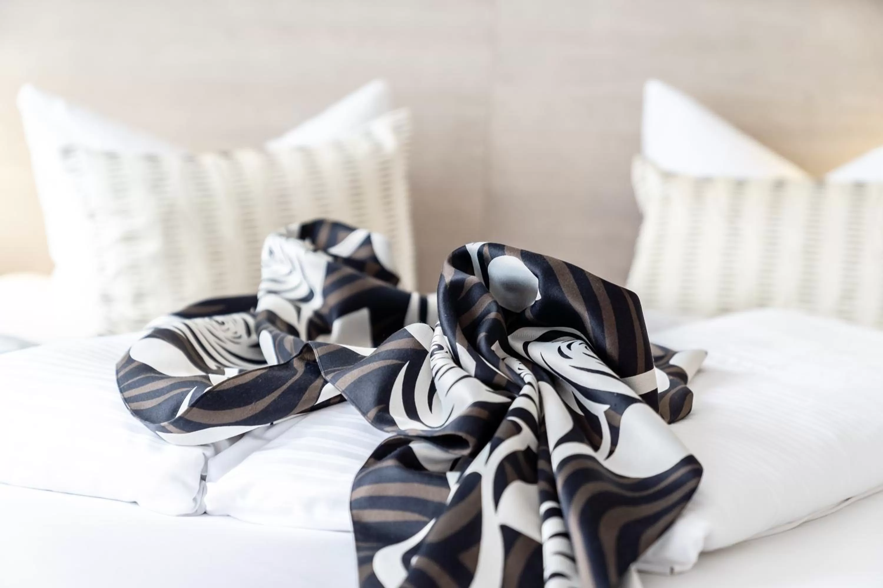 Decorative detail, Bed in Hotel Demas City