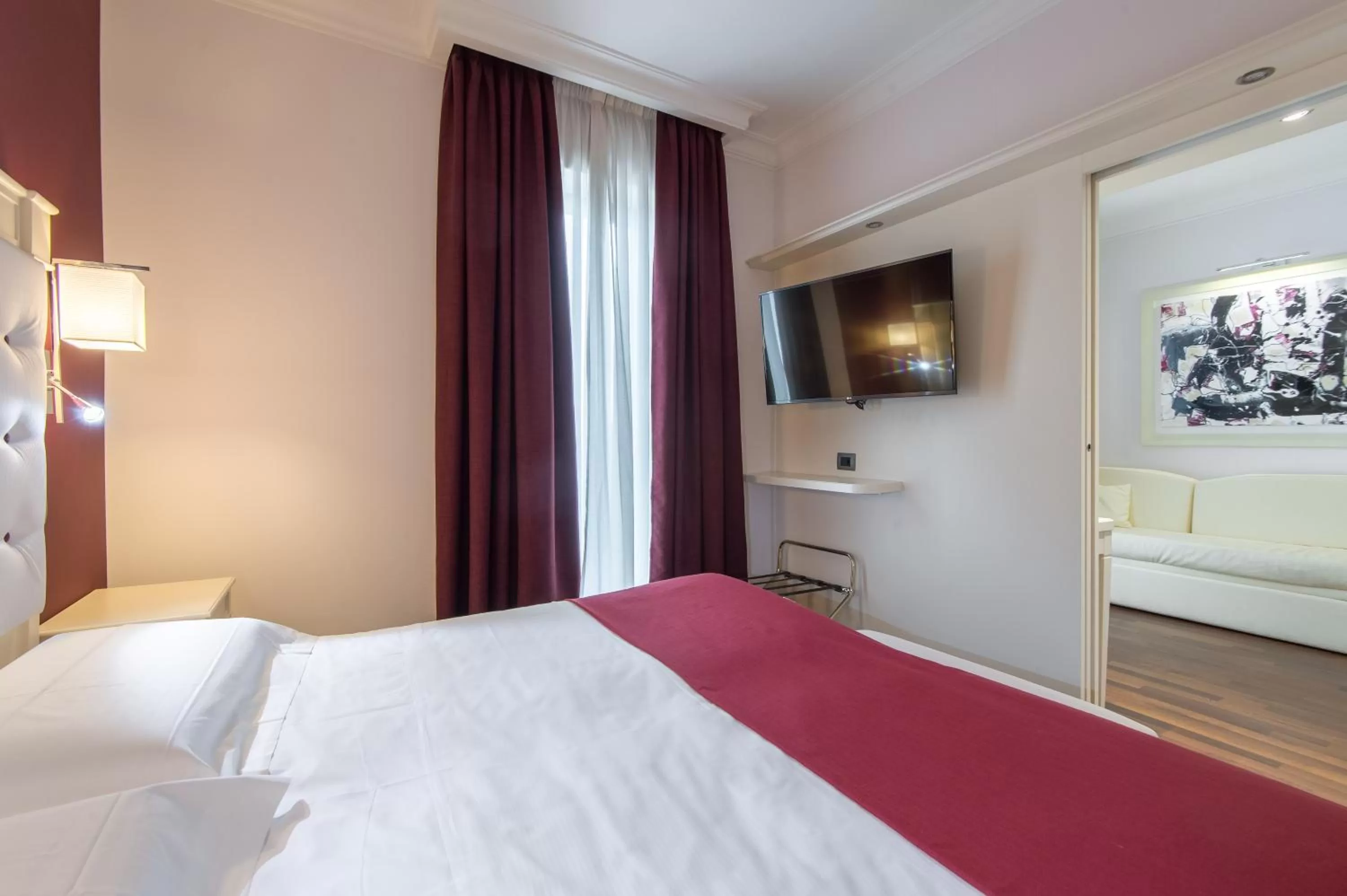 Bedroom, Bed in Trilussa Palace Hotel Congress & Spa