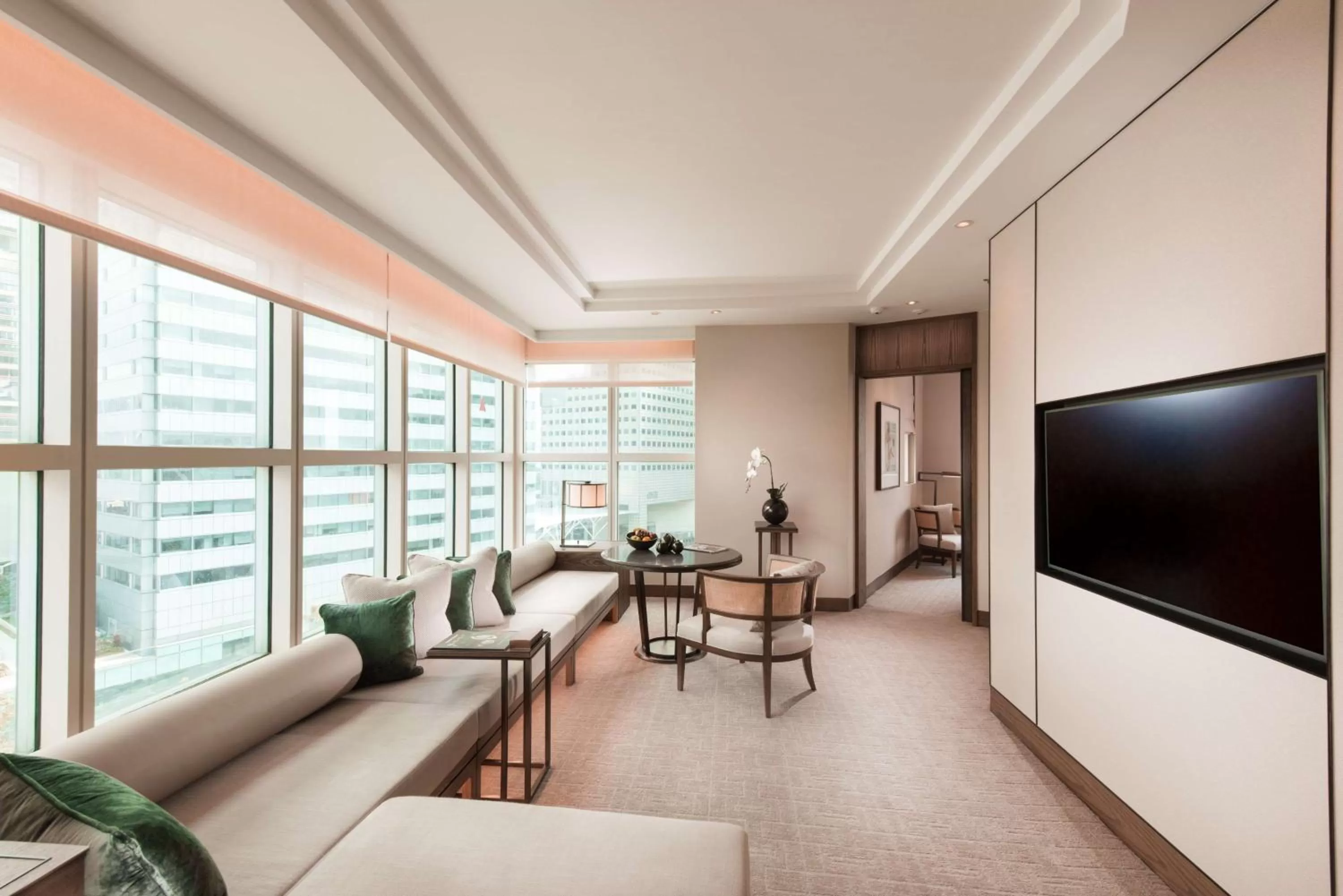 Living room in Conrad Centennial Singapore