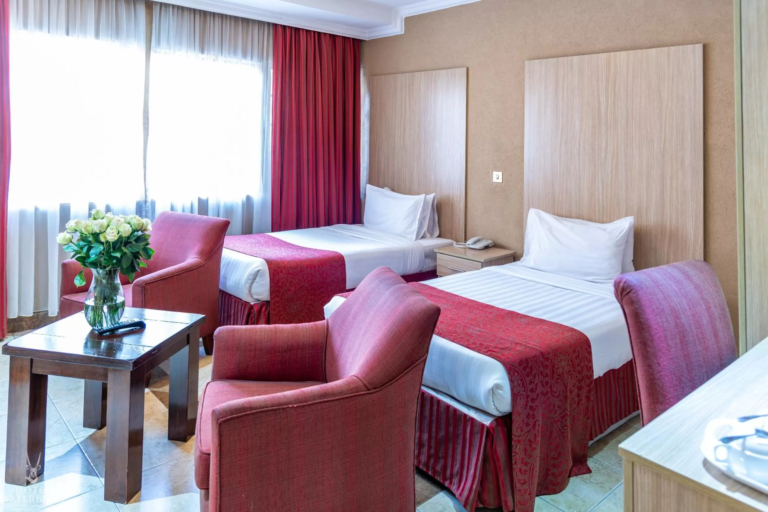 Bedroom, Bed in Hotel Waterbuck