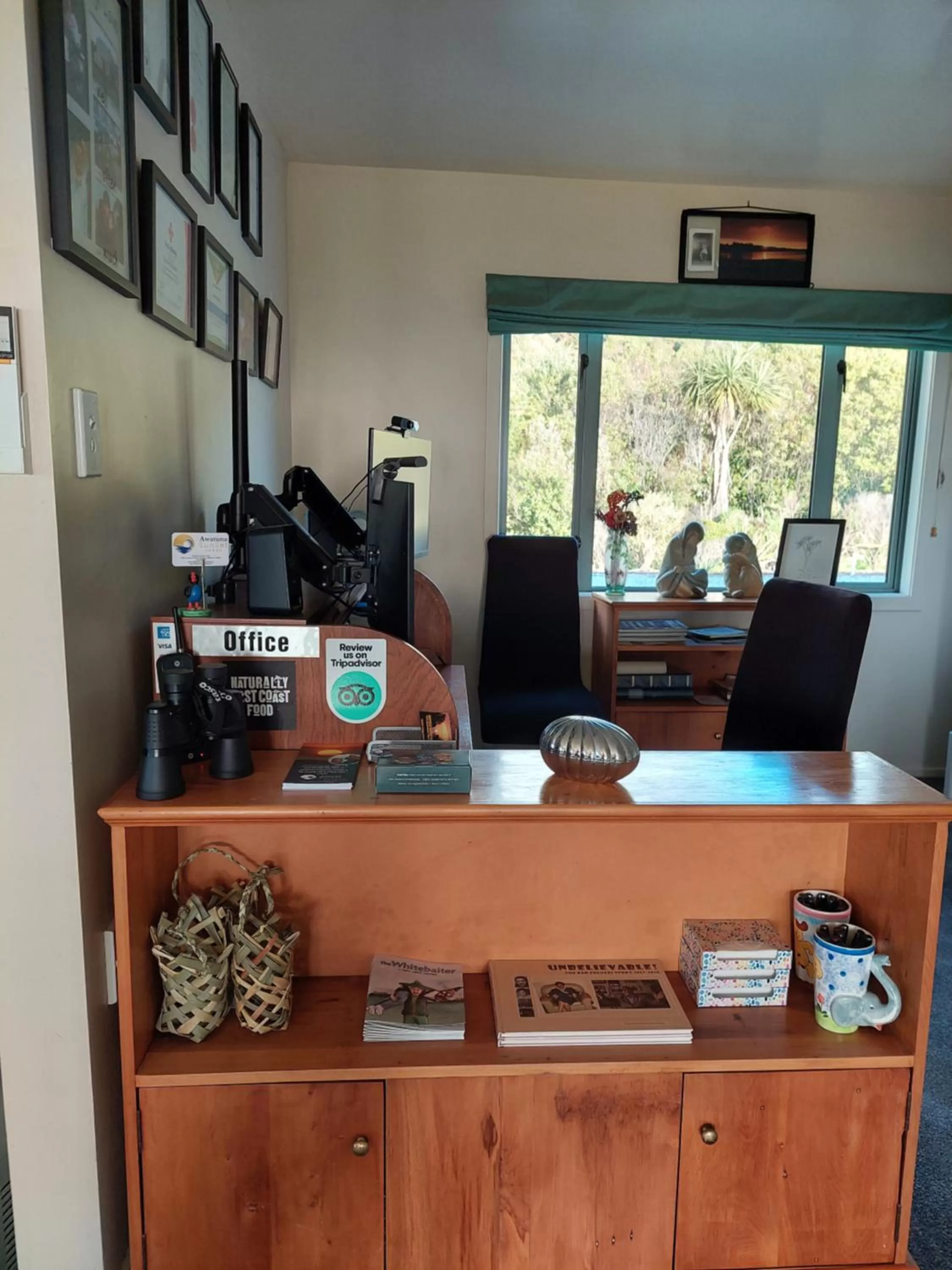 Lobby or reception in Awatuna Sunset Lodge