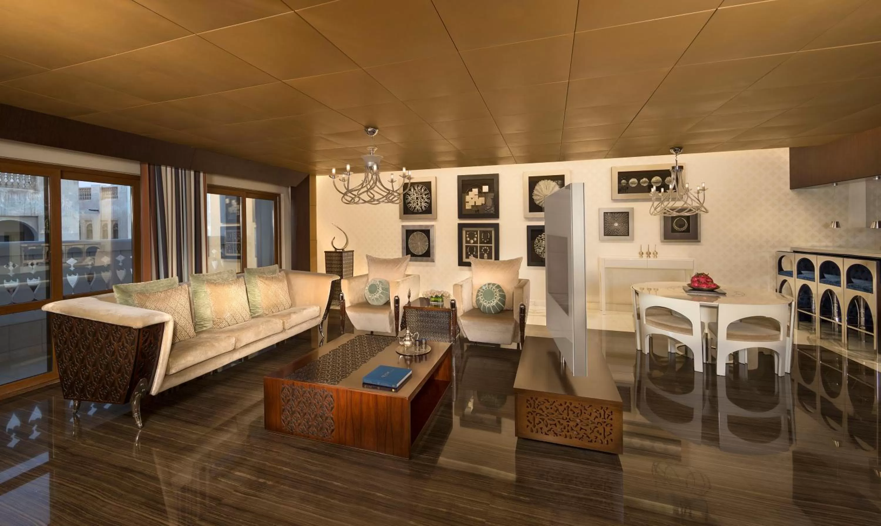 Living room in Souq Waqif Boutique Hotels - Tivoli