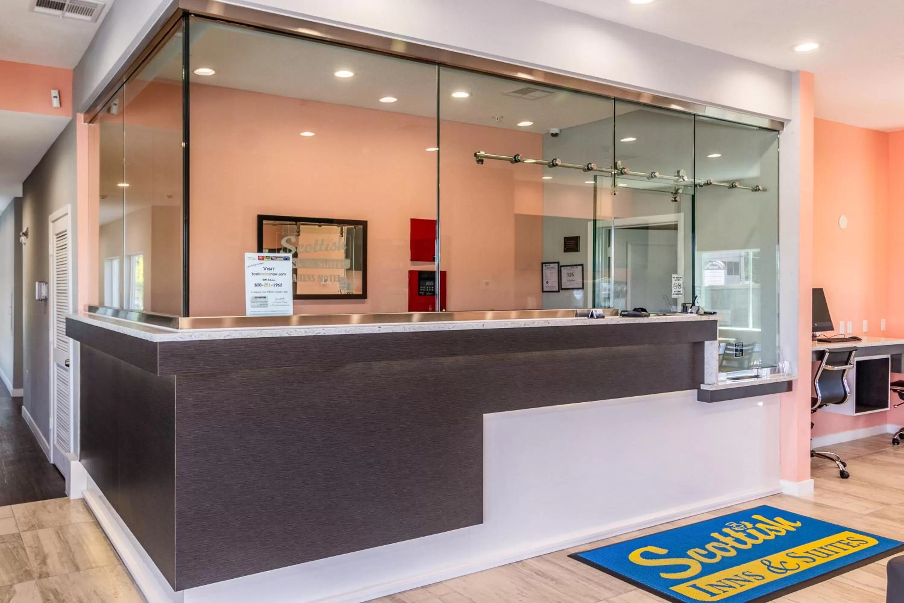 Lobby or reception in Scottish Inns & Suites Houston, TX