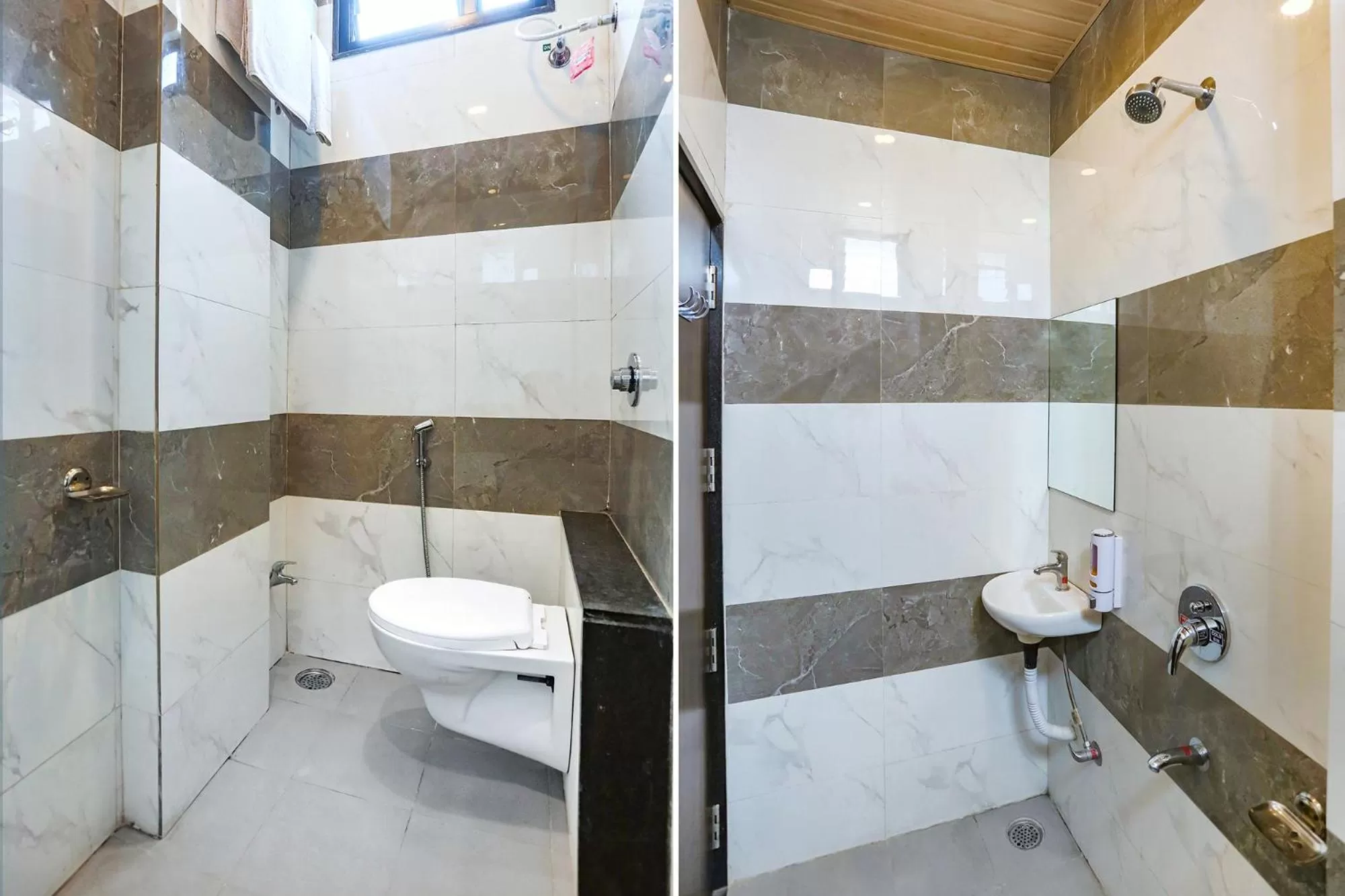 Bathroom in FabHotel Balaji Paradise