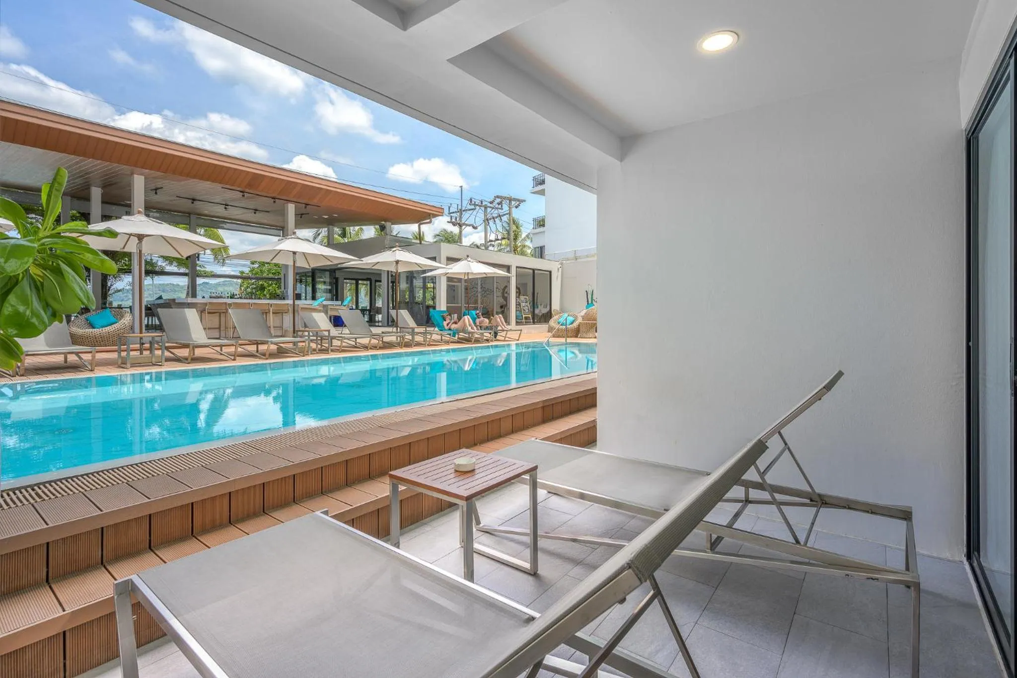 Pool view in LIV Hotel Phuket Patong Beachfront