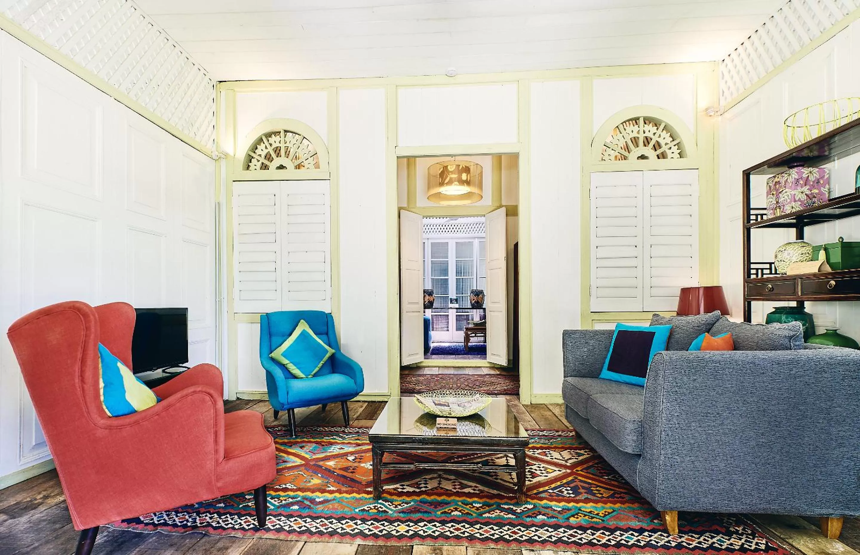 Living room in Temple Tree Resort