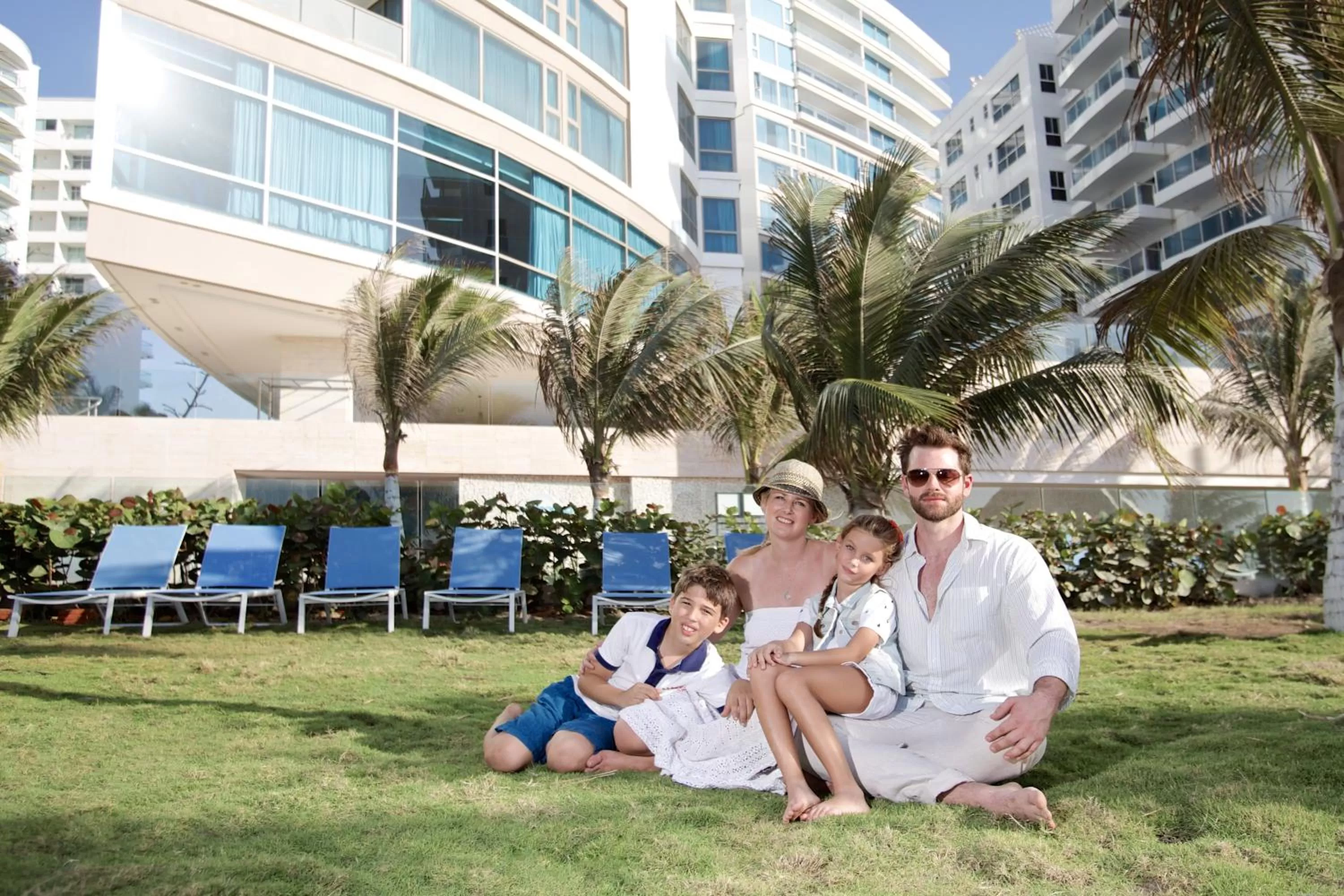 Family in Radisson Cartagena Ocean Pavillion Hotel