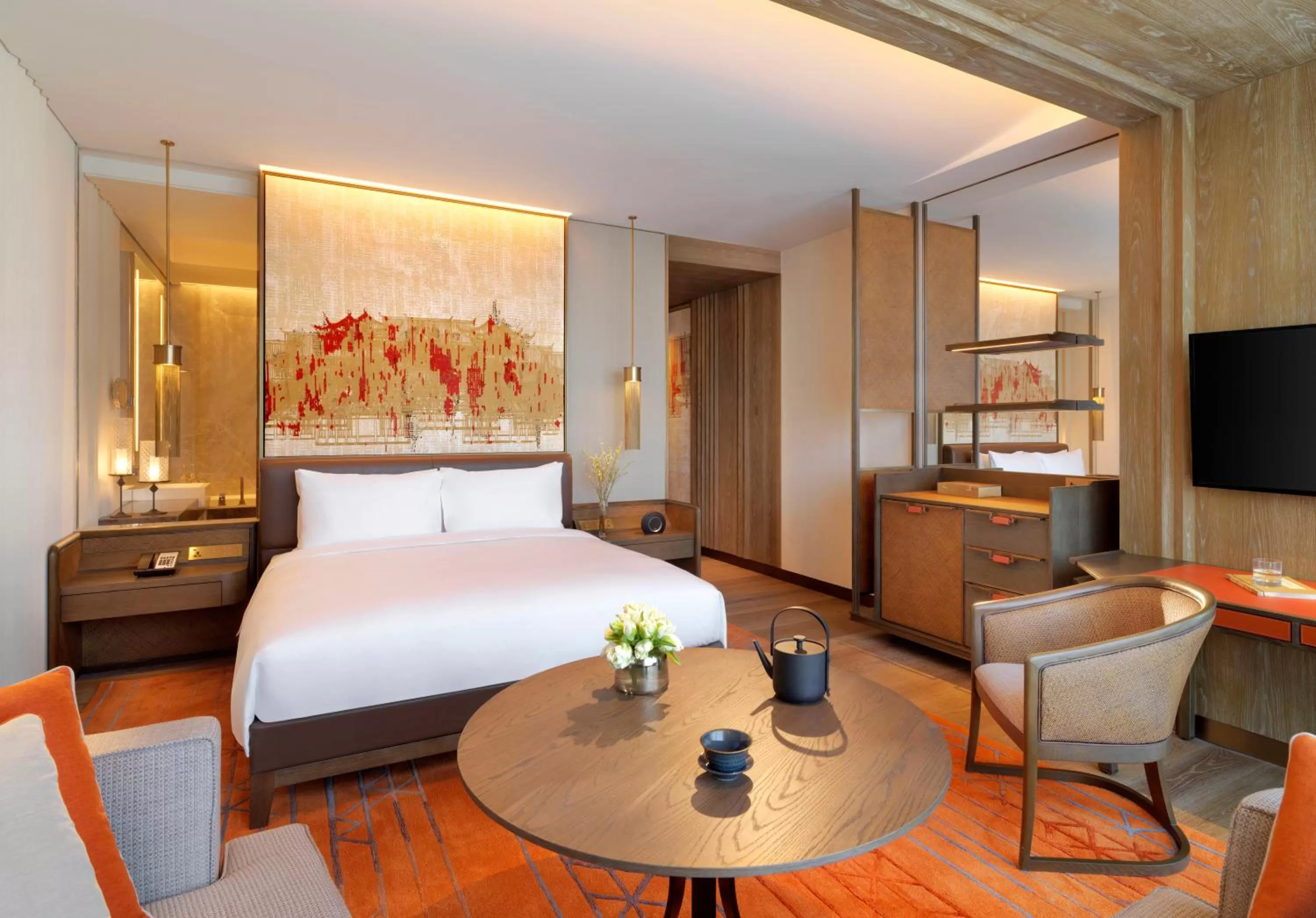 Bedroom, Bed in Grand Hyatt Xi'an