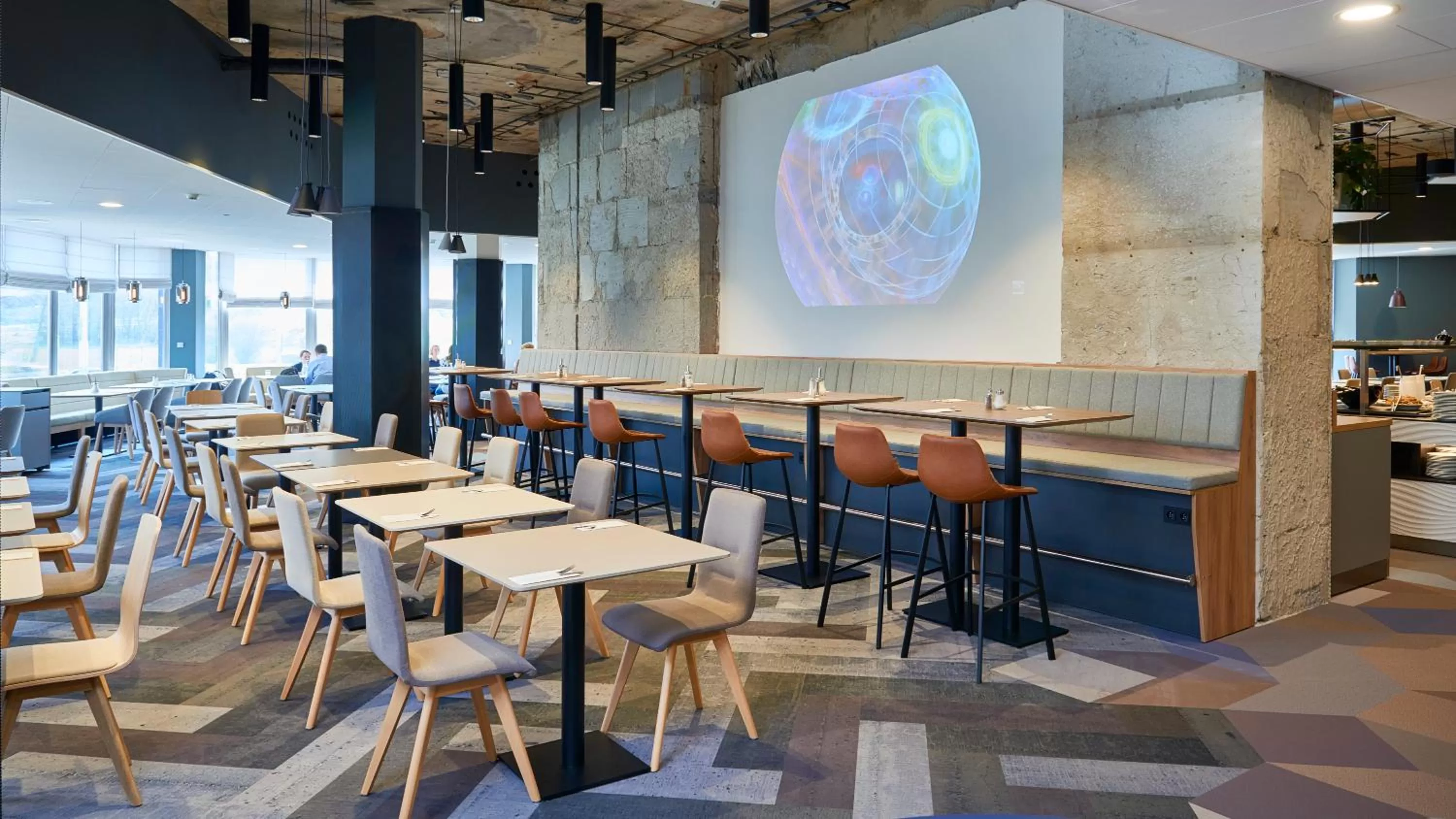 American breakfast in OREA Hotel Pyramida Praha