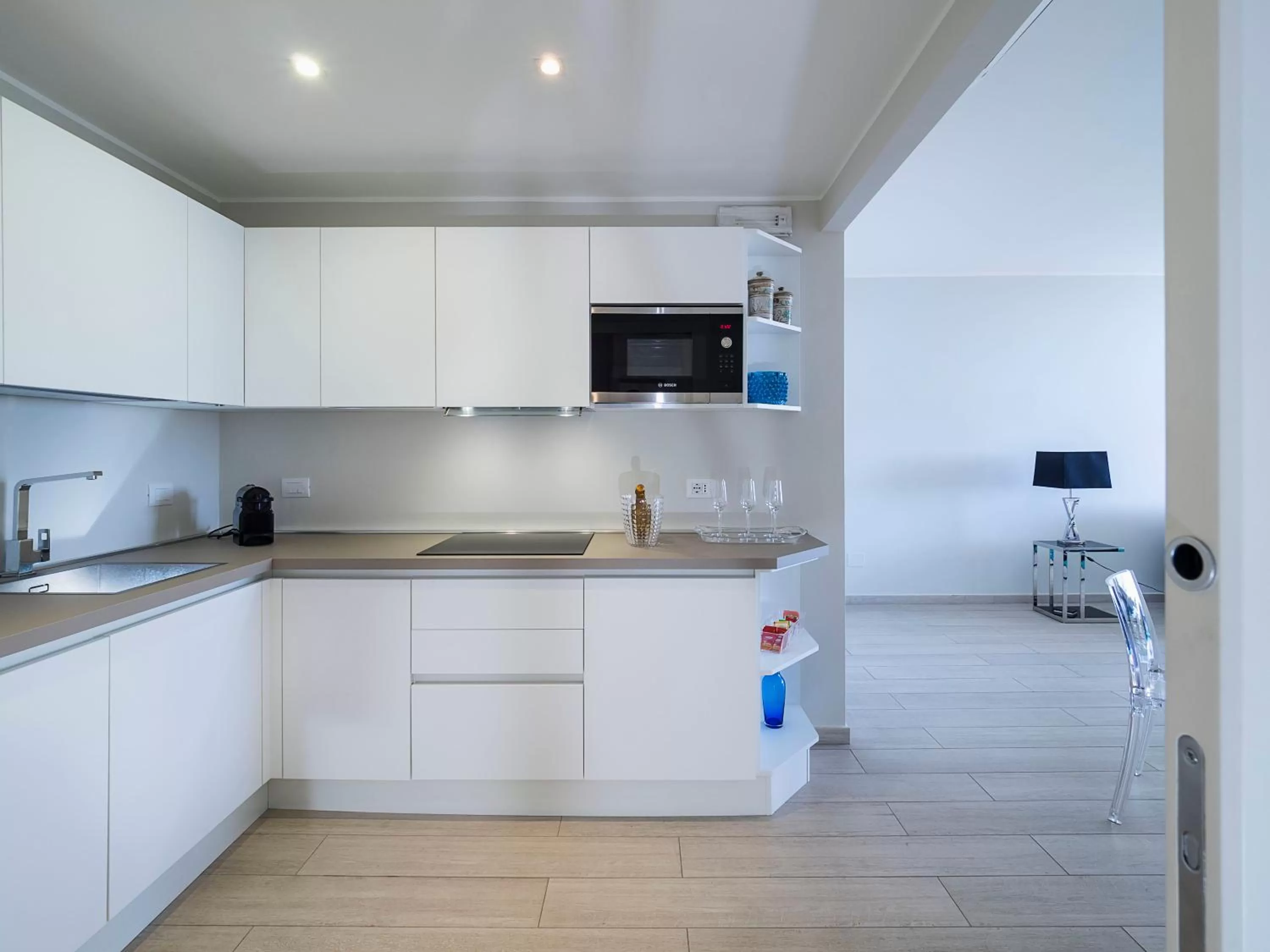 Kitchen or kitchenette in Isola Bella Infinity Suites