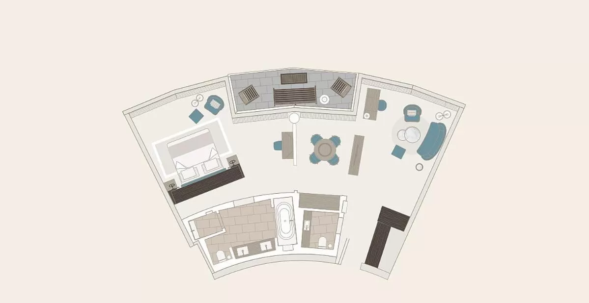 Deluxe Suite in The Fontenay Hamburg