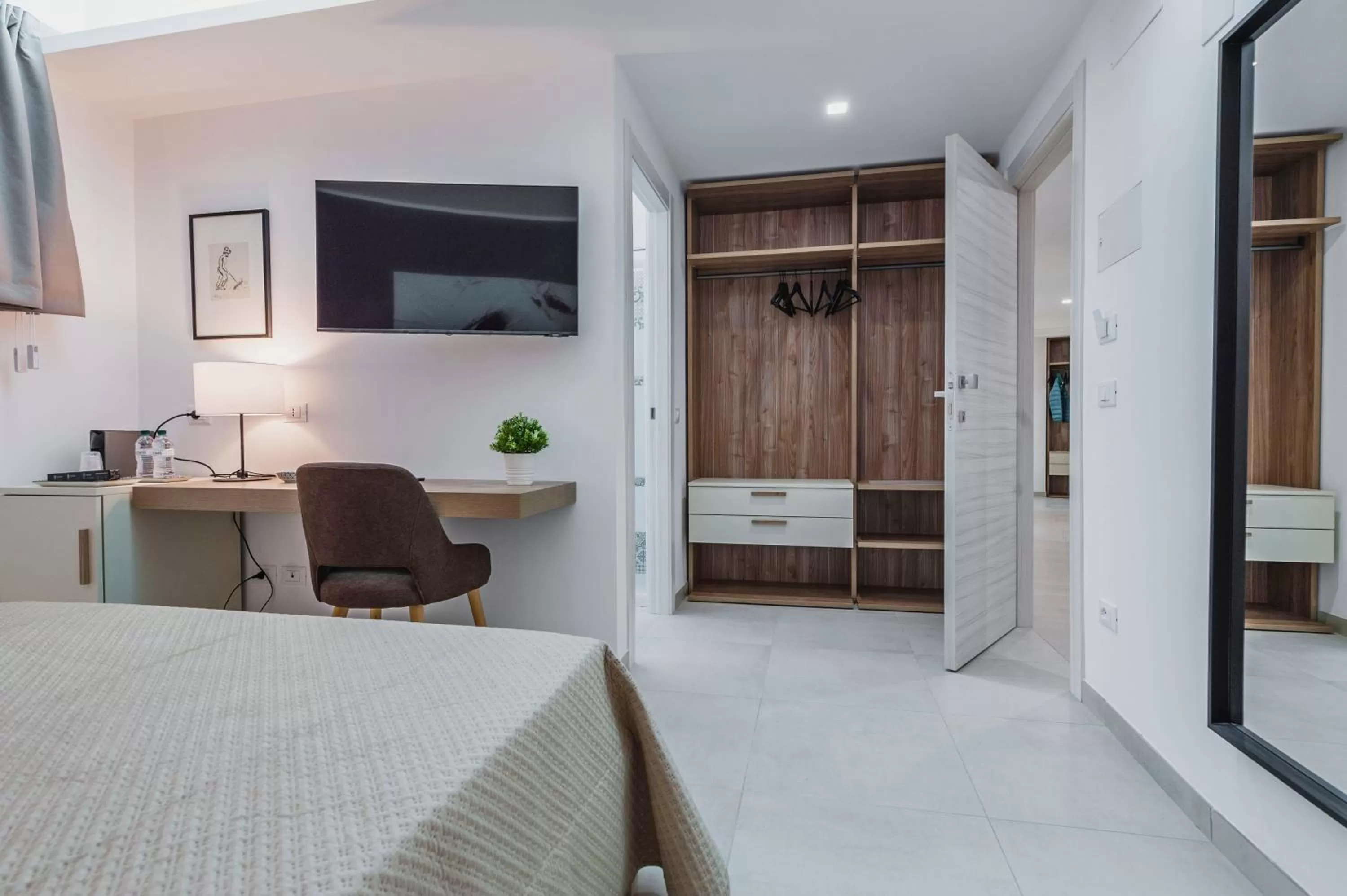 Bed in Archimede's Rooms