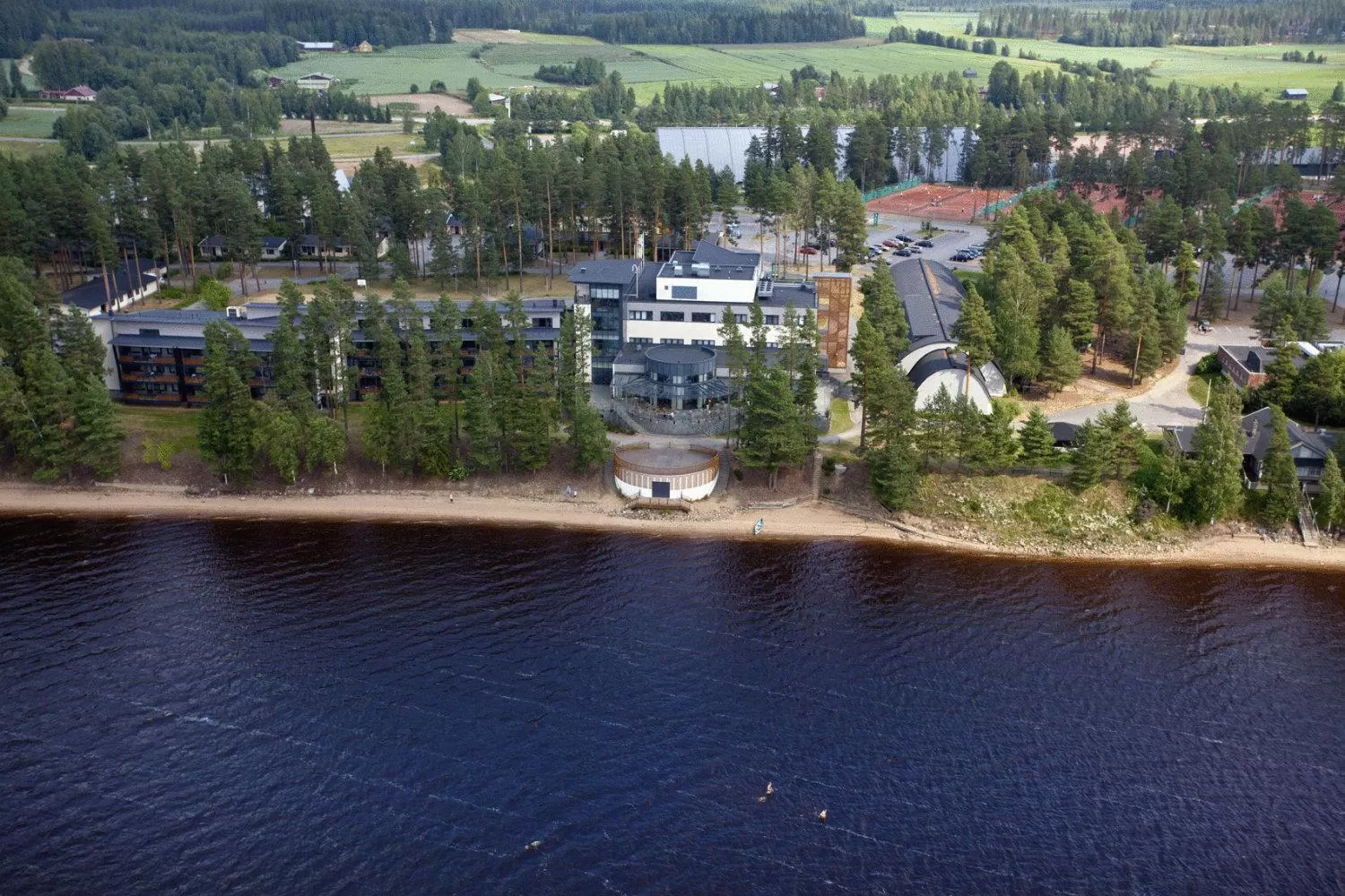 Beach, Bird's-eye View in Kuortaneen Urheiluopisto