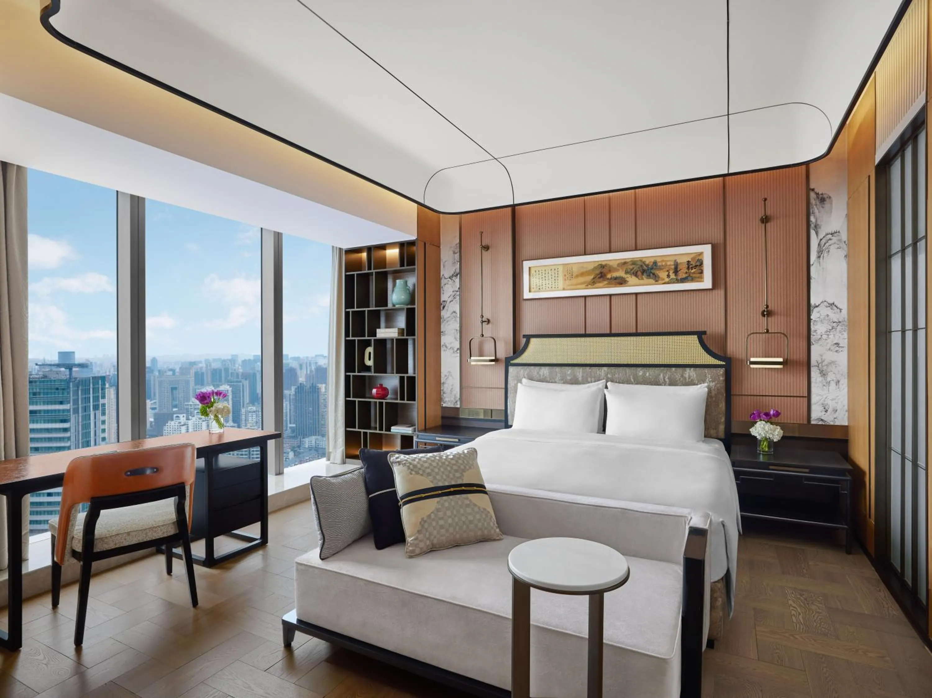Photo of the whole room, Bed in Conrad Shanghai