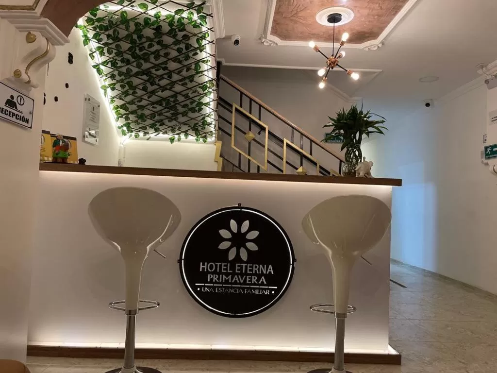 Lobby or reception in Hotel Eterna Primavera