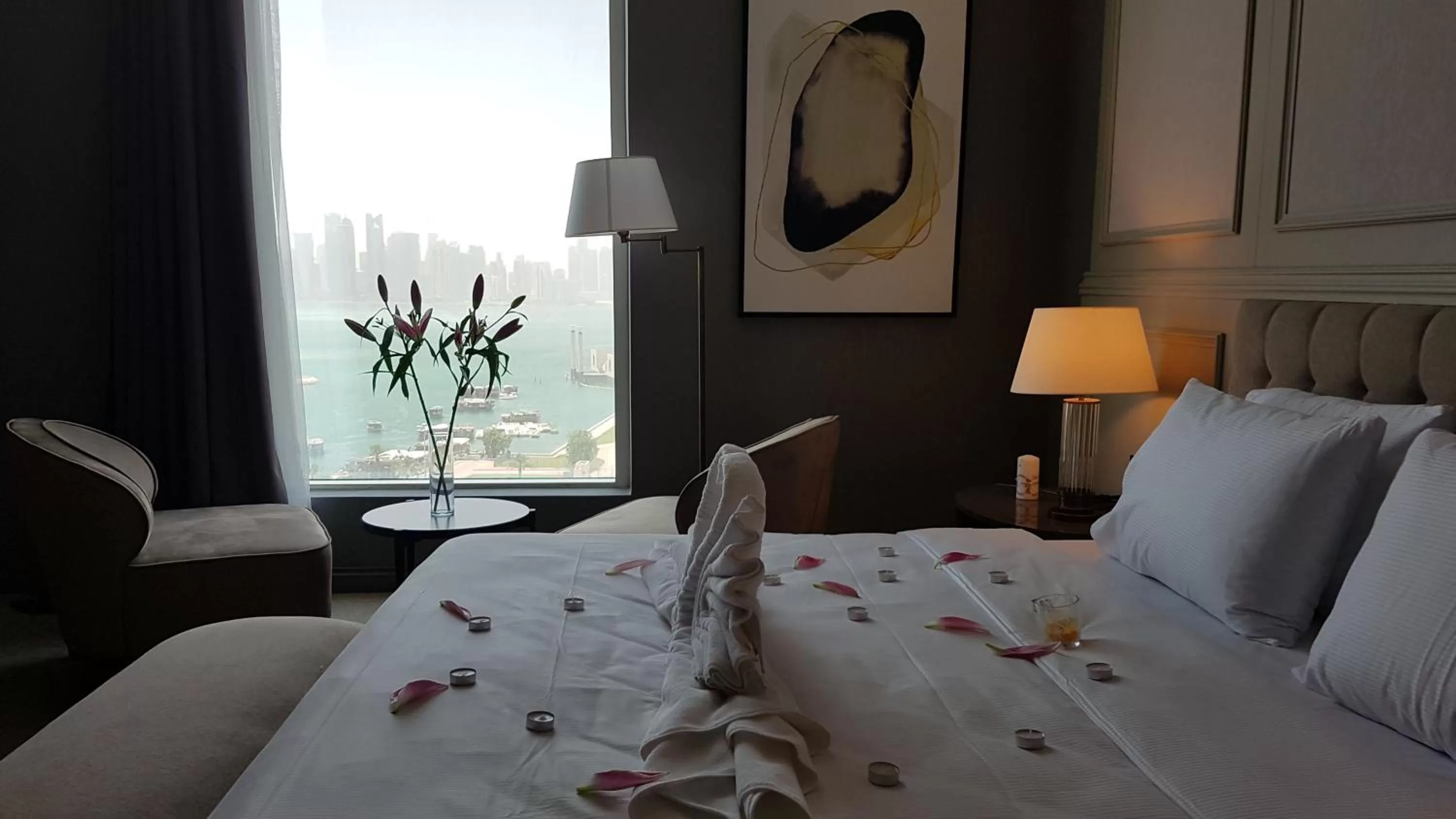 Bed in Horizon Manor Hotel