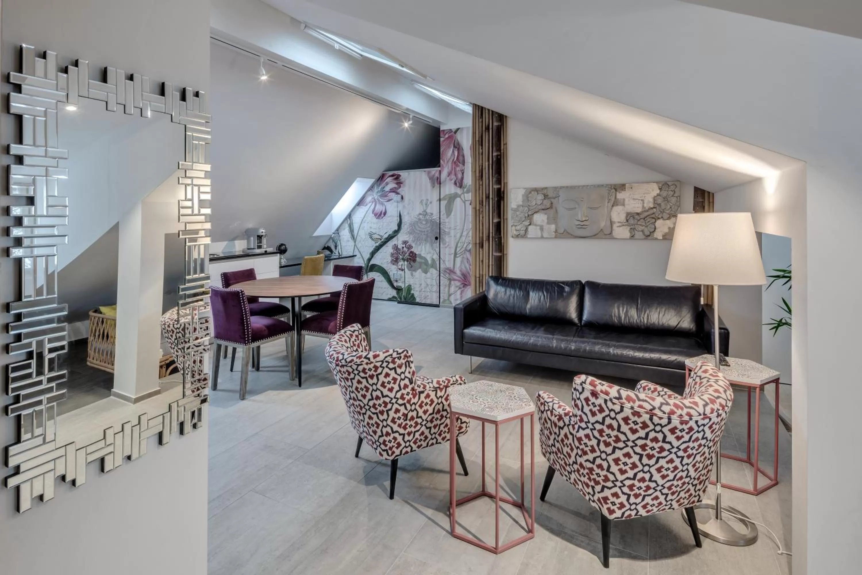 Living room in smartroom The Residence la Cittadella Baden