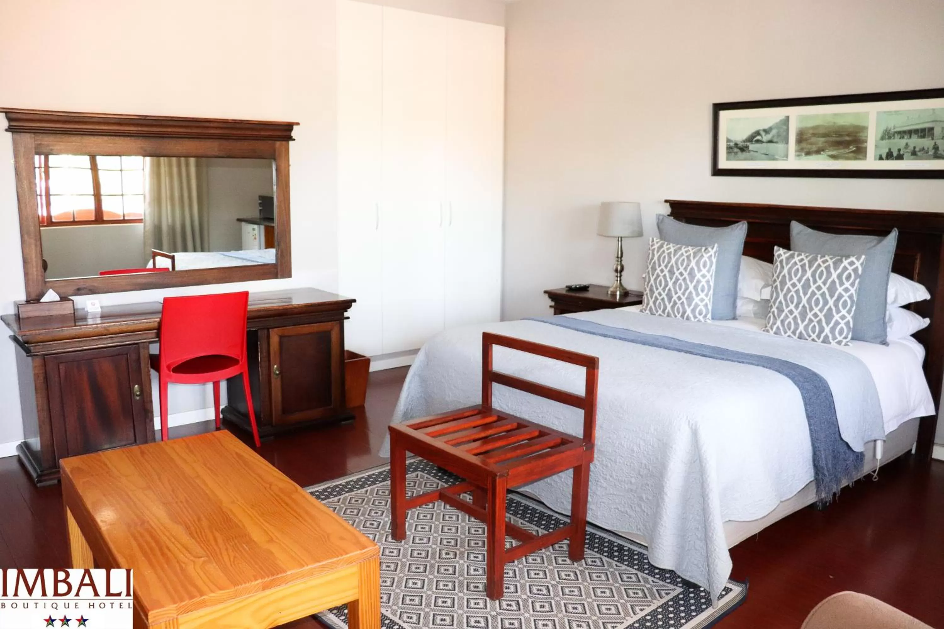 Bed in Imbali Boutique Hotel