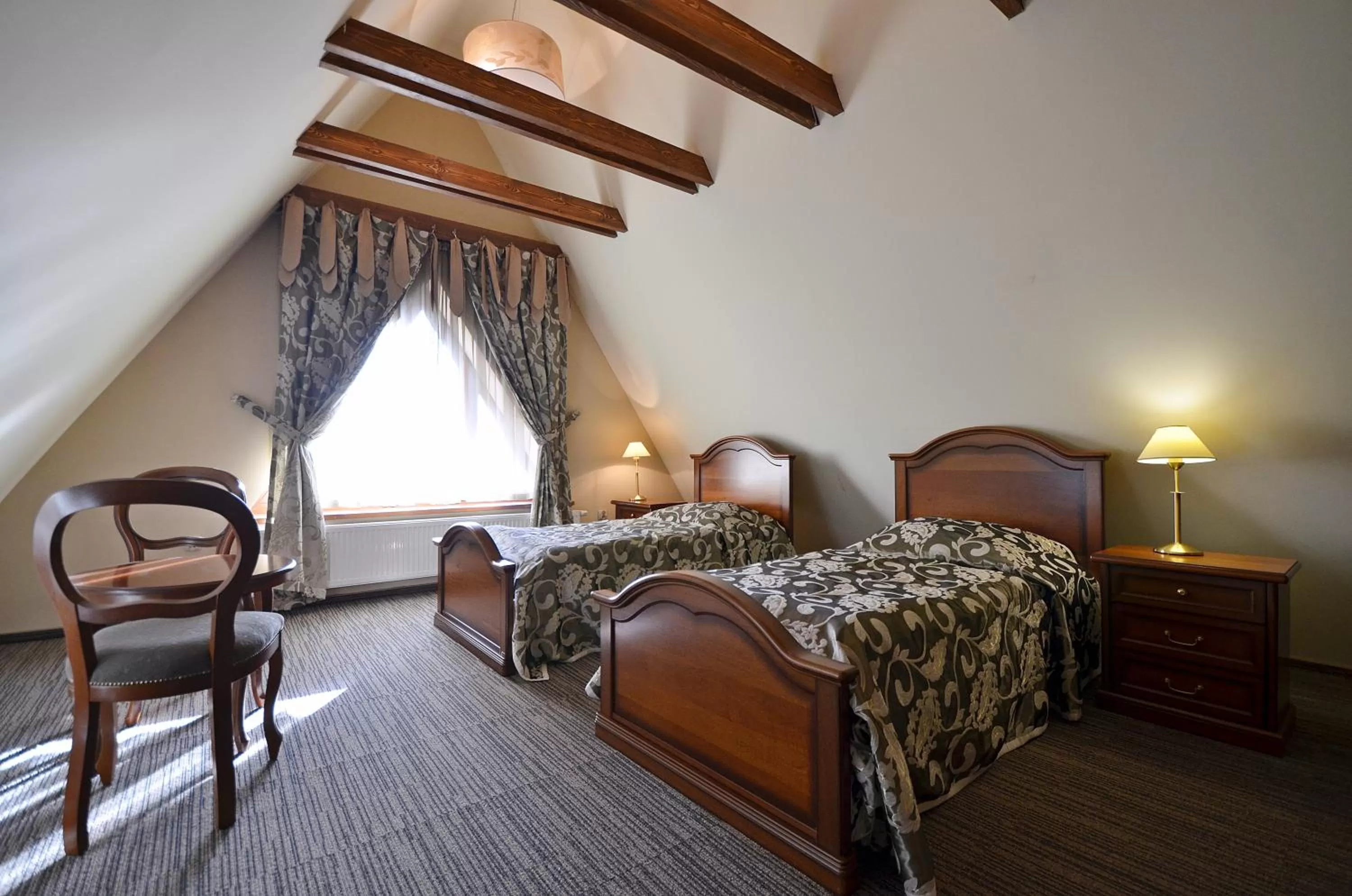 Bed in Pensjonat Nad Rzeką