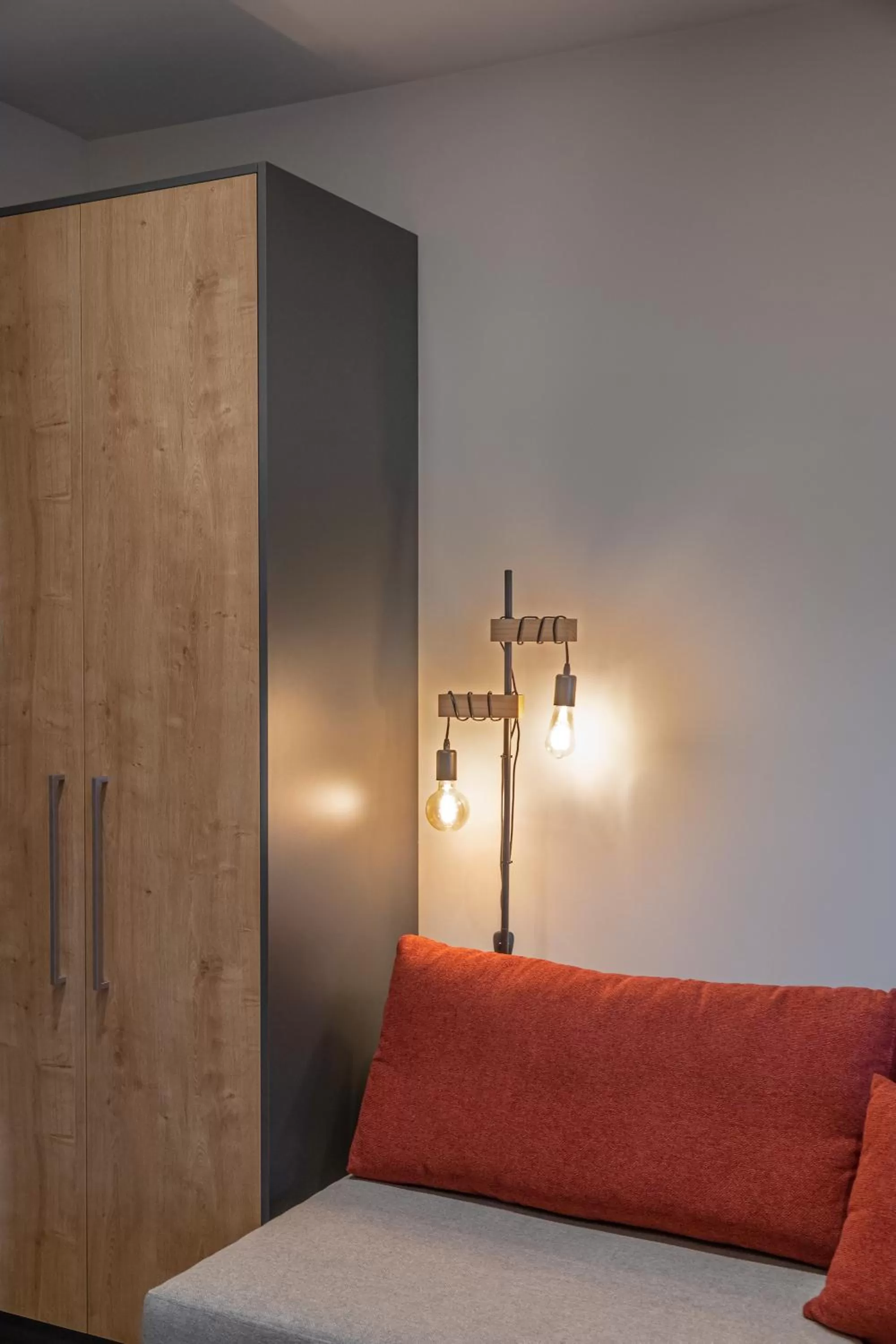 Living room, Bed in Exarchia House Project