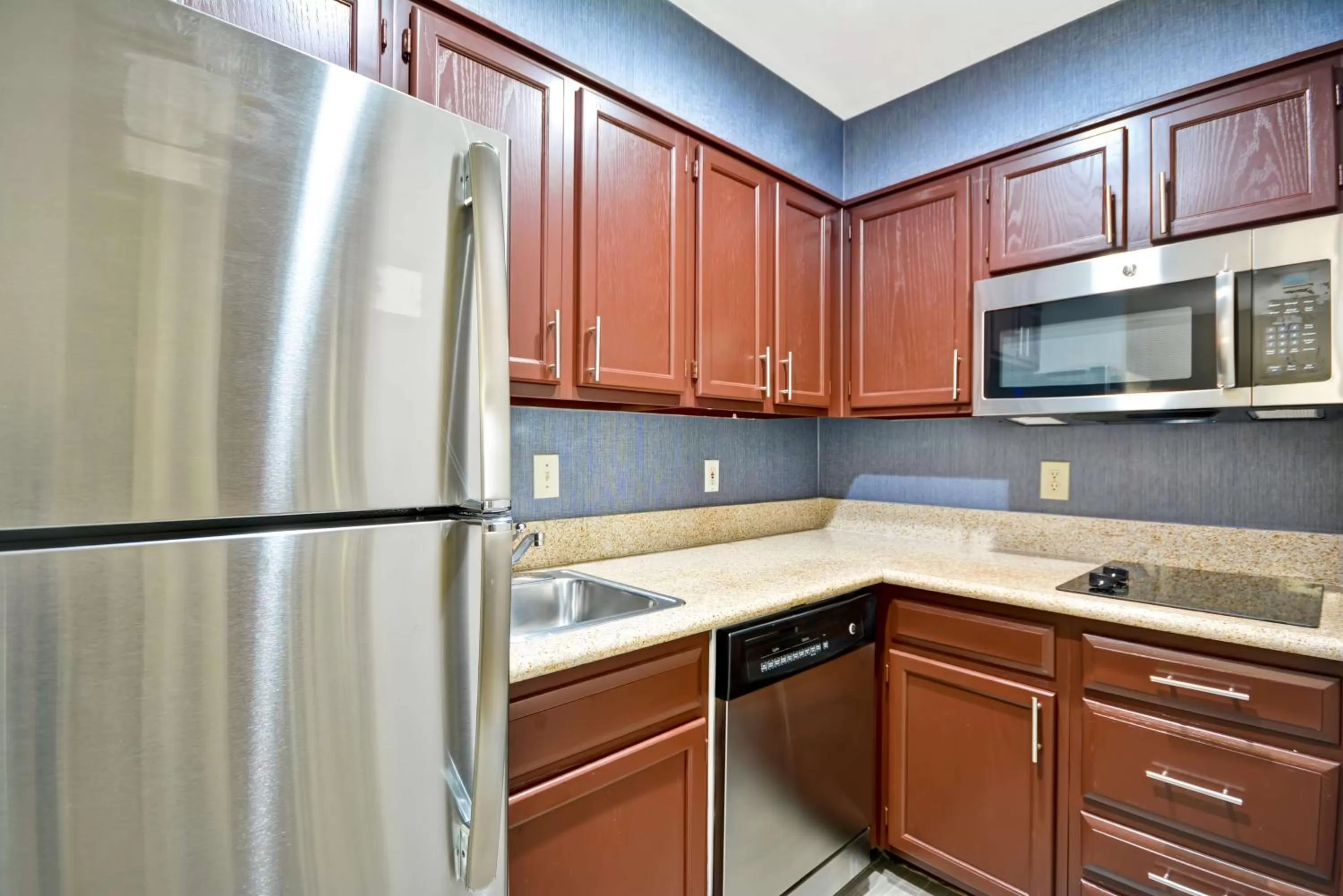 Kitchen or kitchenette in Homewood Suites by Hilton Dallas-Lewisville