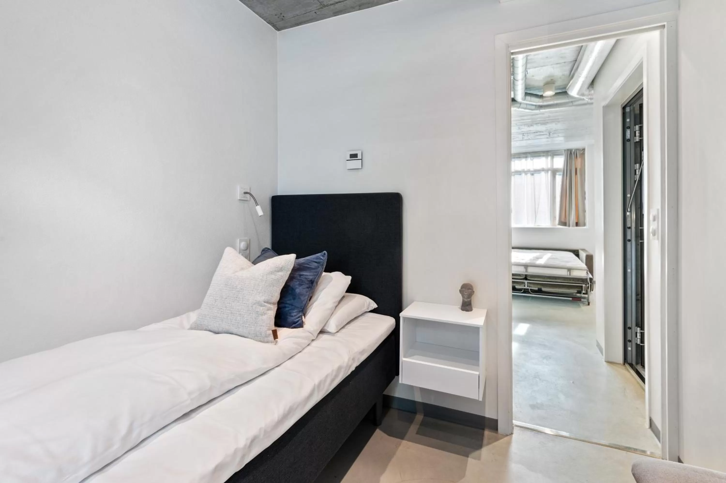 Bed in Aalesund City Apartment