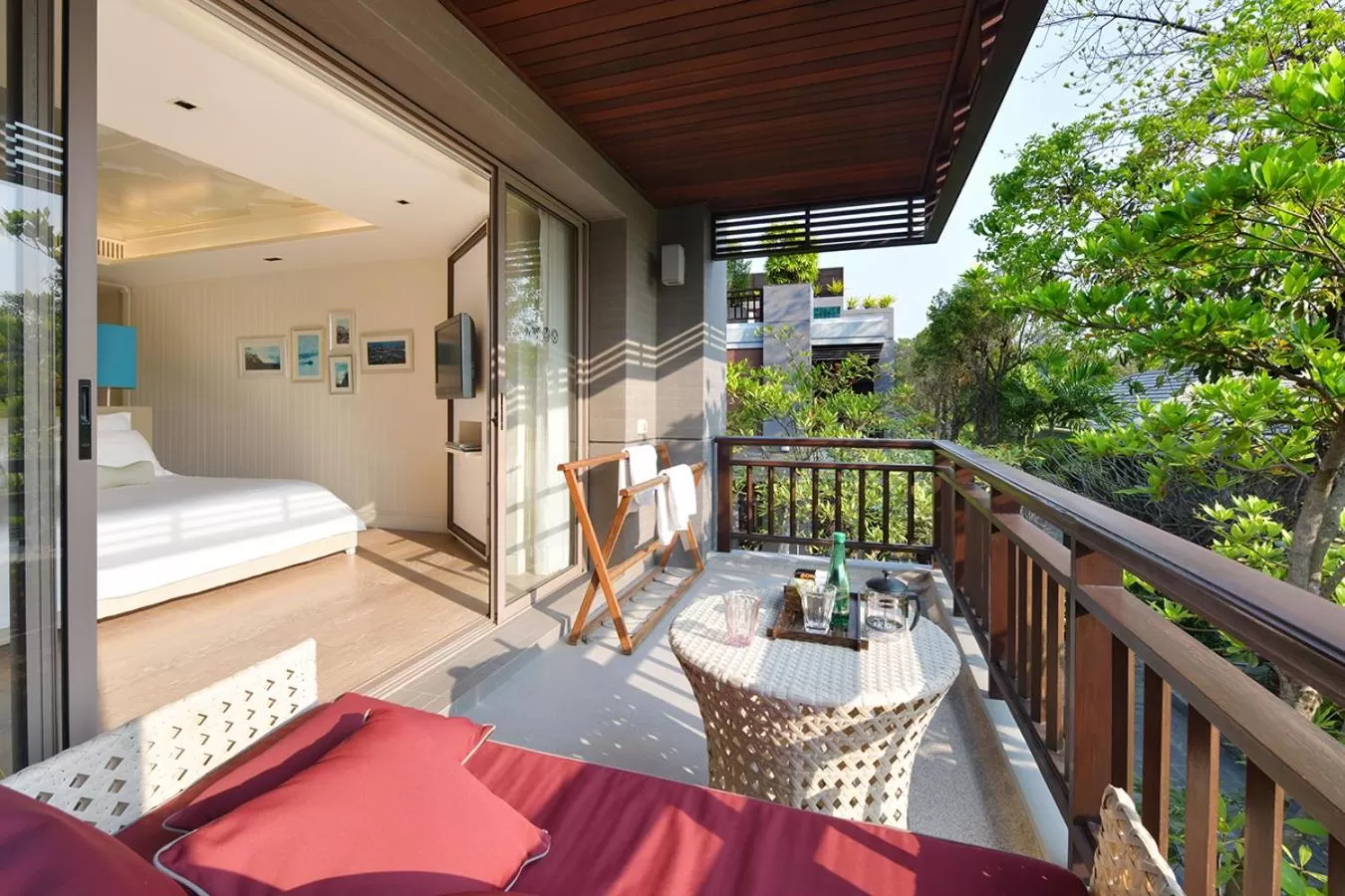 Balcony/Terrace, Bed in Rest Detail Hotel Hua Hin