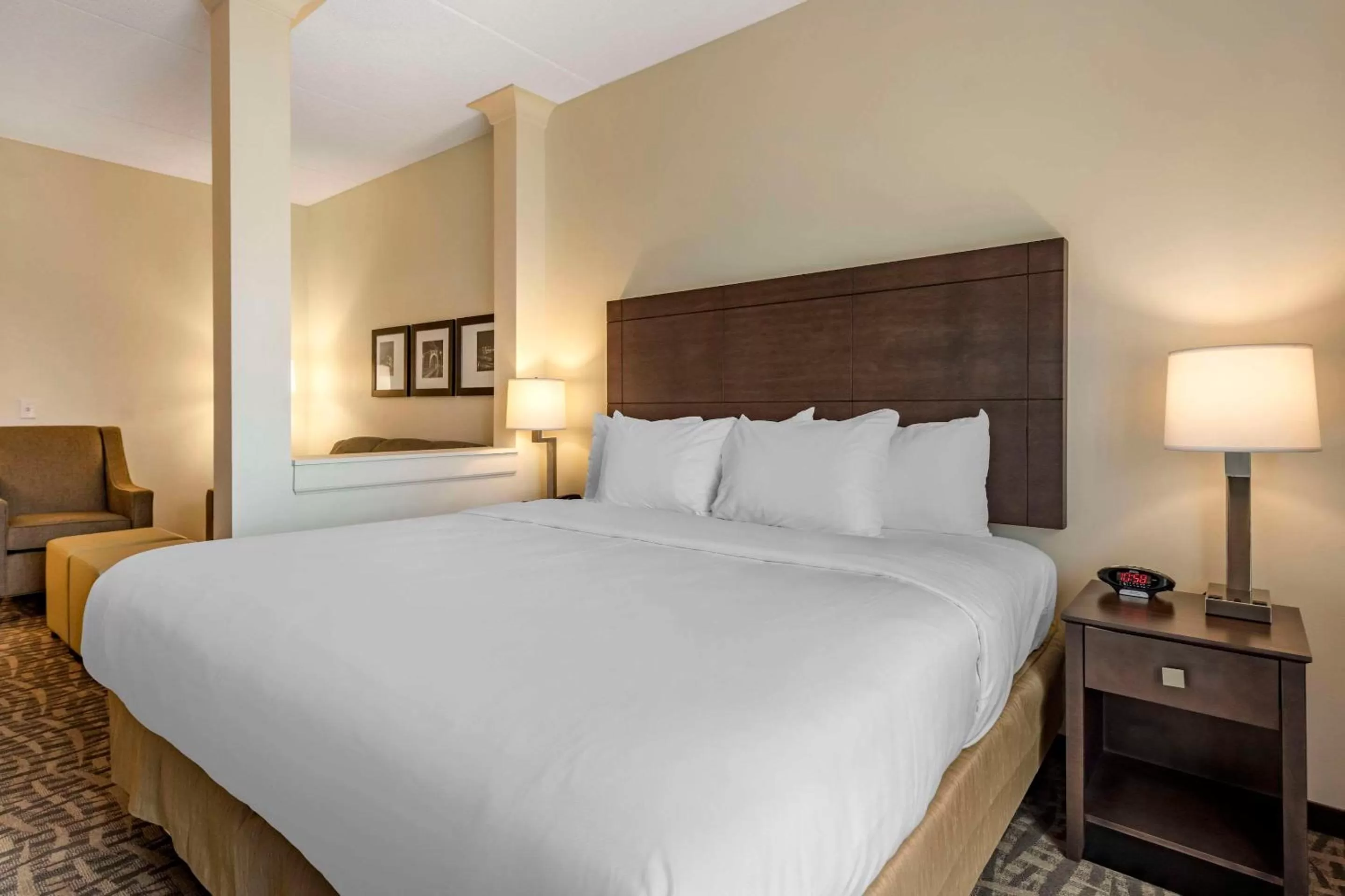 Bedroom, Bed in Comfort Inn & Suites Pittsburgh-Northshore