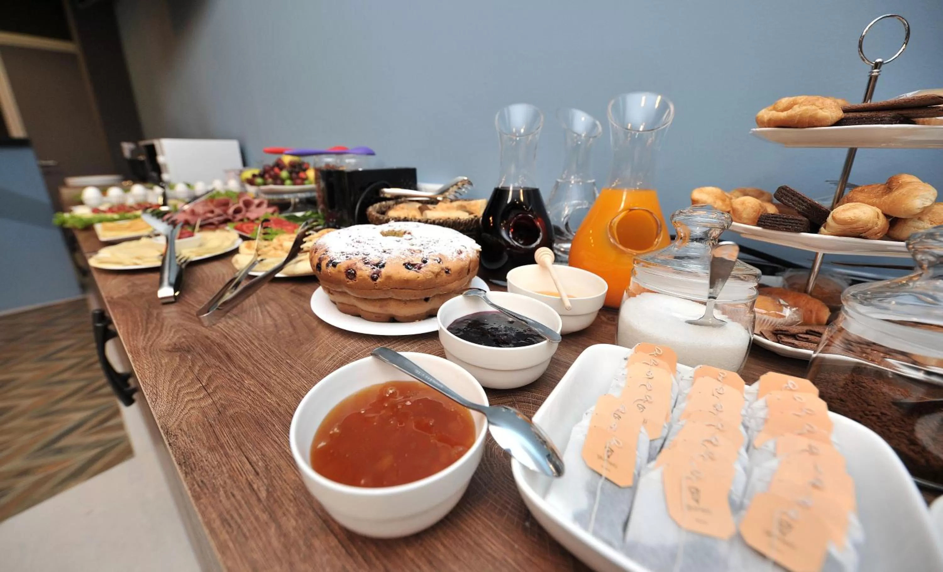 Buffet breakfast in Boho Tiflis Hotel