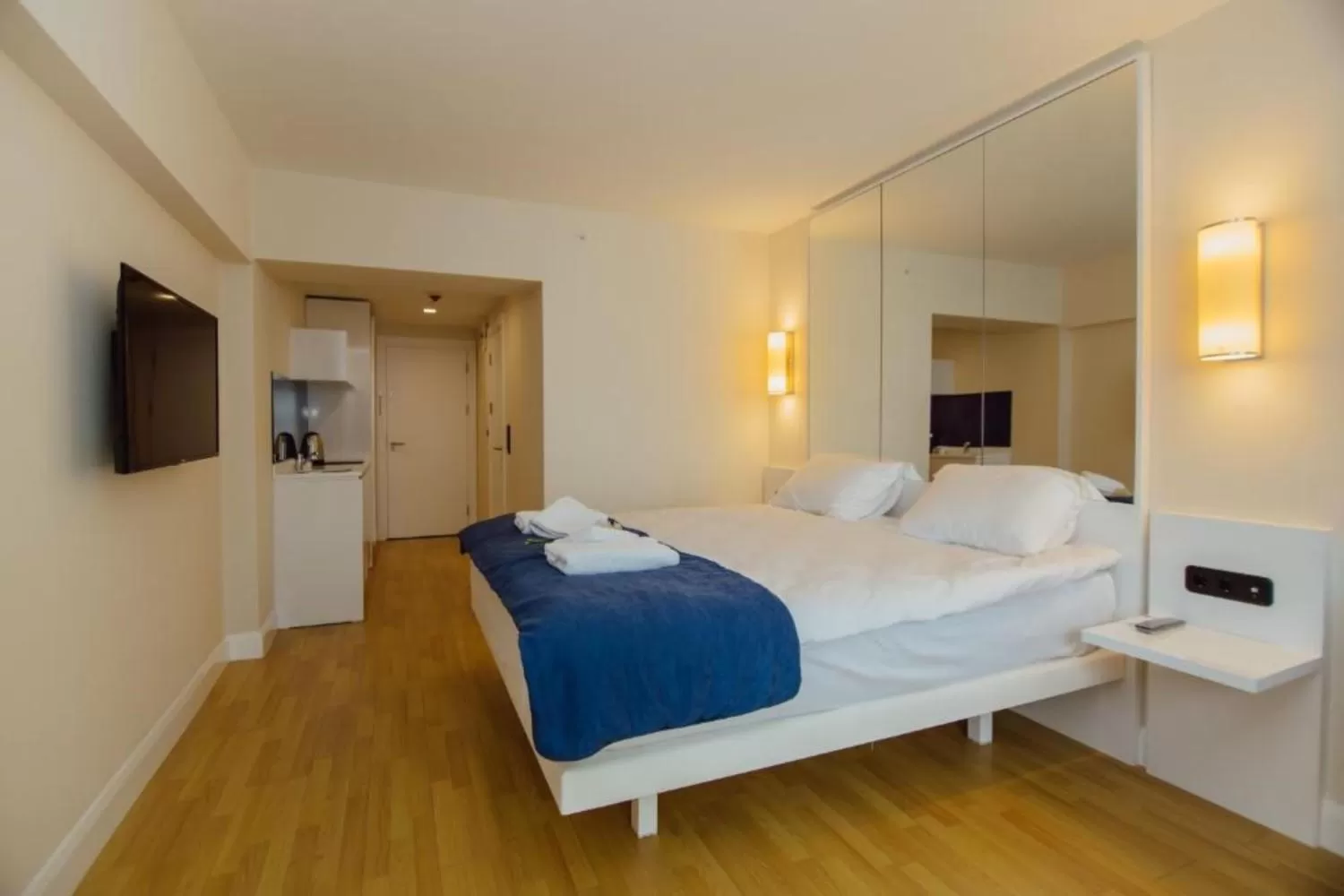 Bed in Special Apartments In Orbi City Batumi