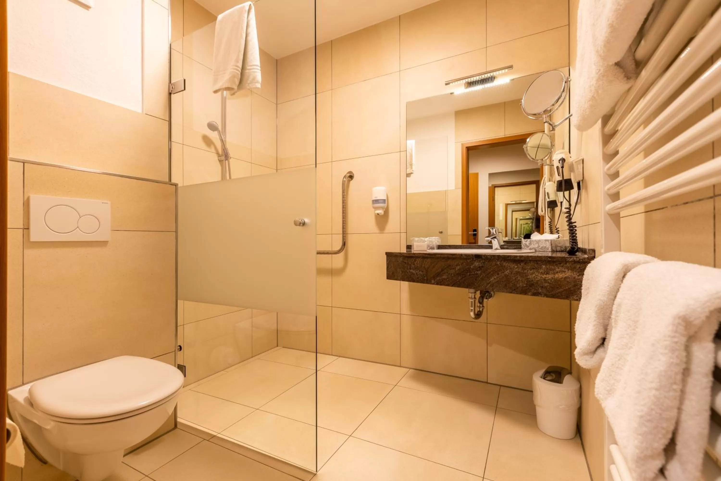 Bathroom in Burgdorfs Hotel & Restaurant