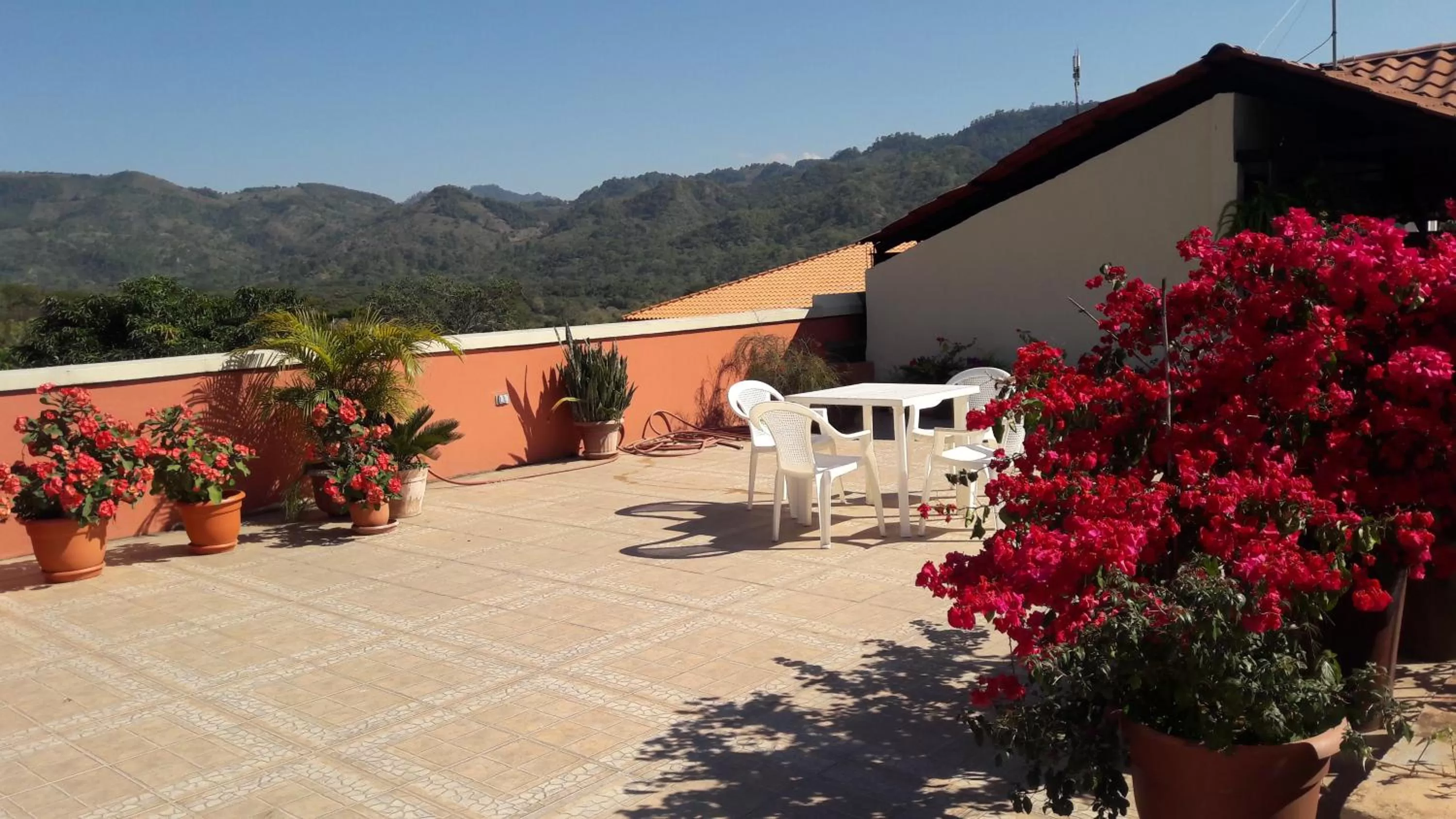 Patio in Hotel Acropolis Maya