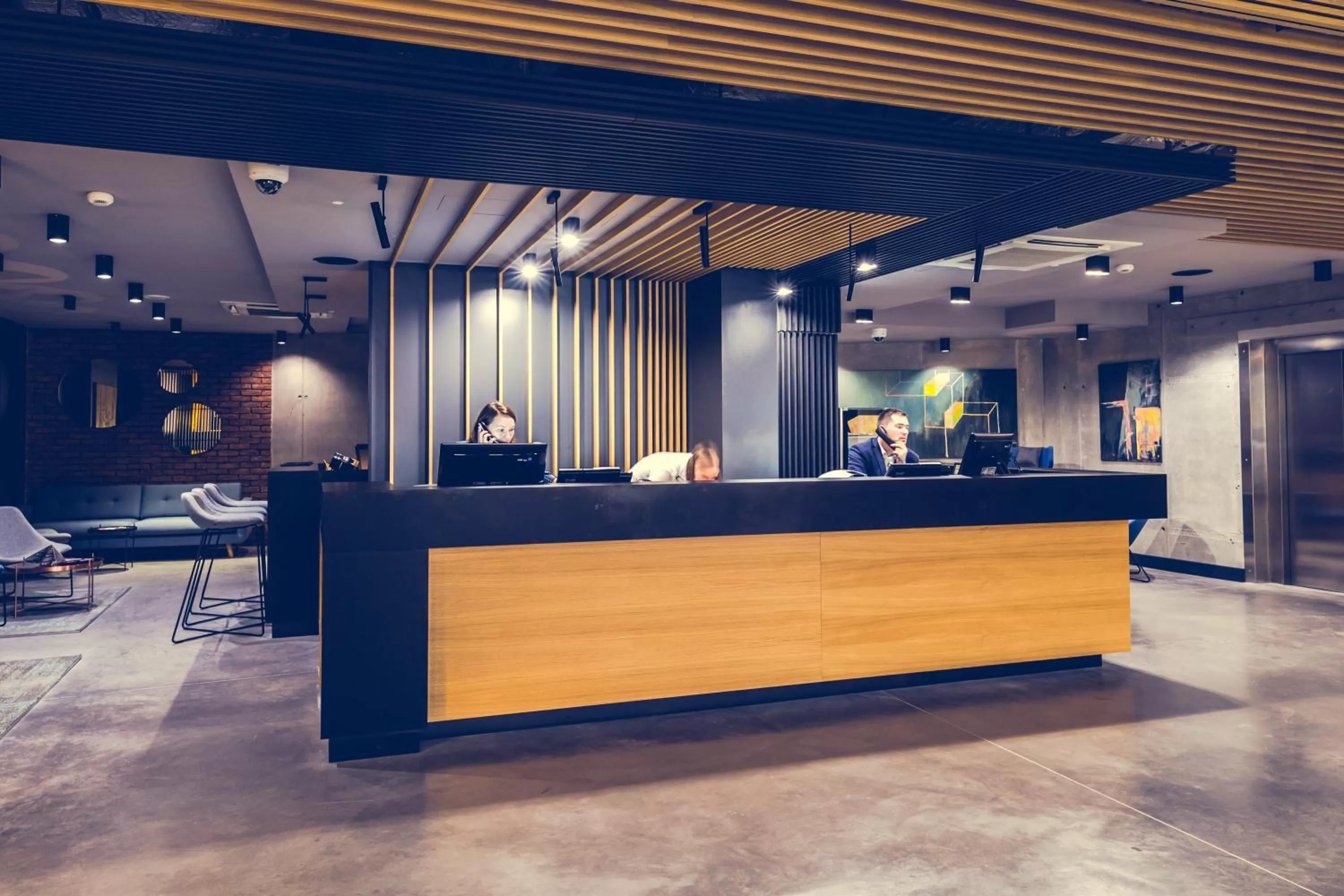 Lobby or reception in Lwowska 1