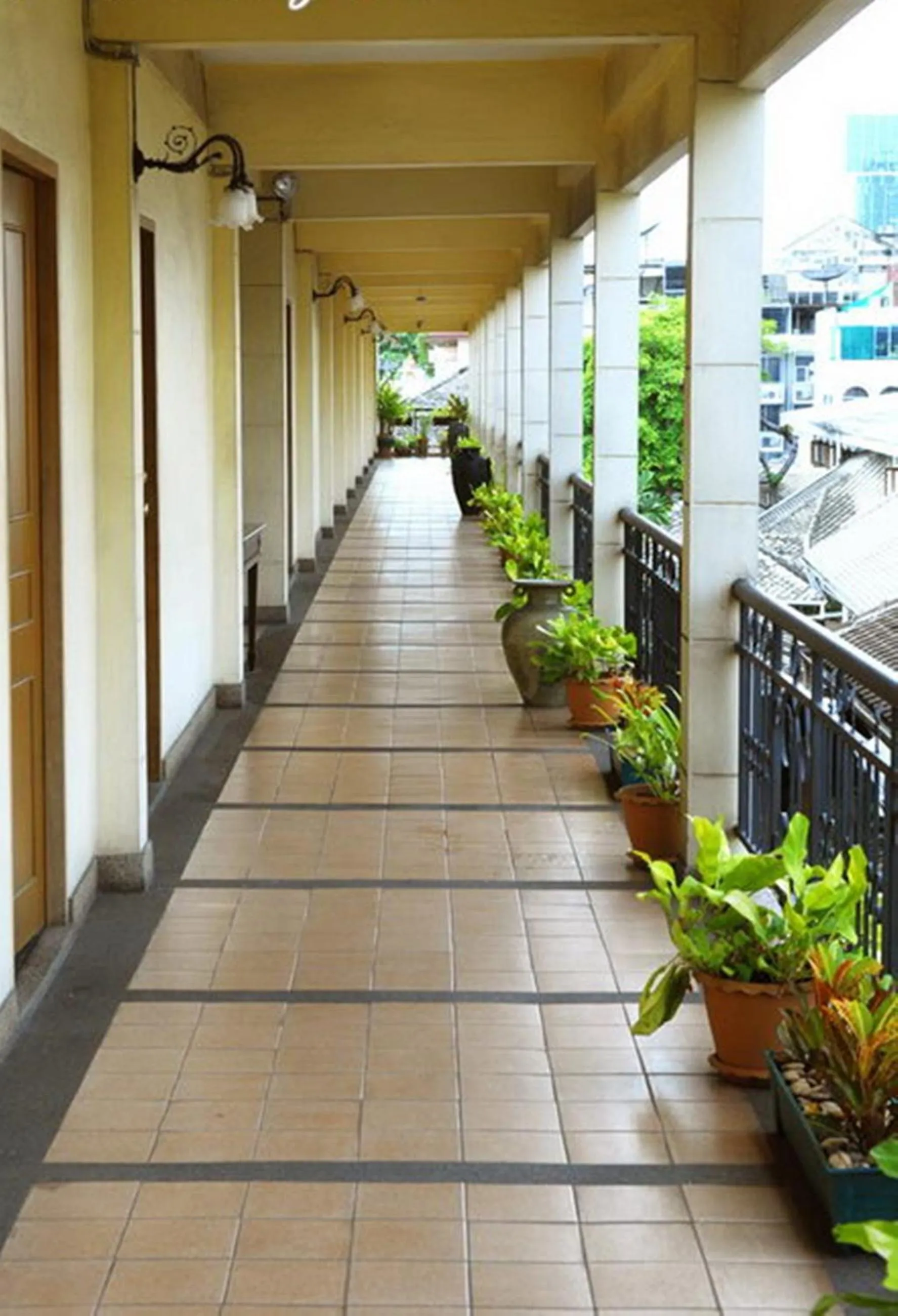 Decorative detail in Silom Village Inn