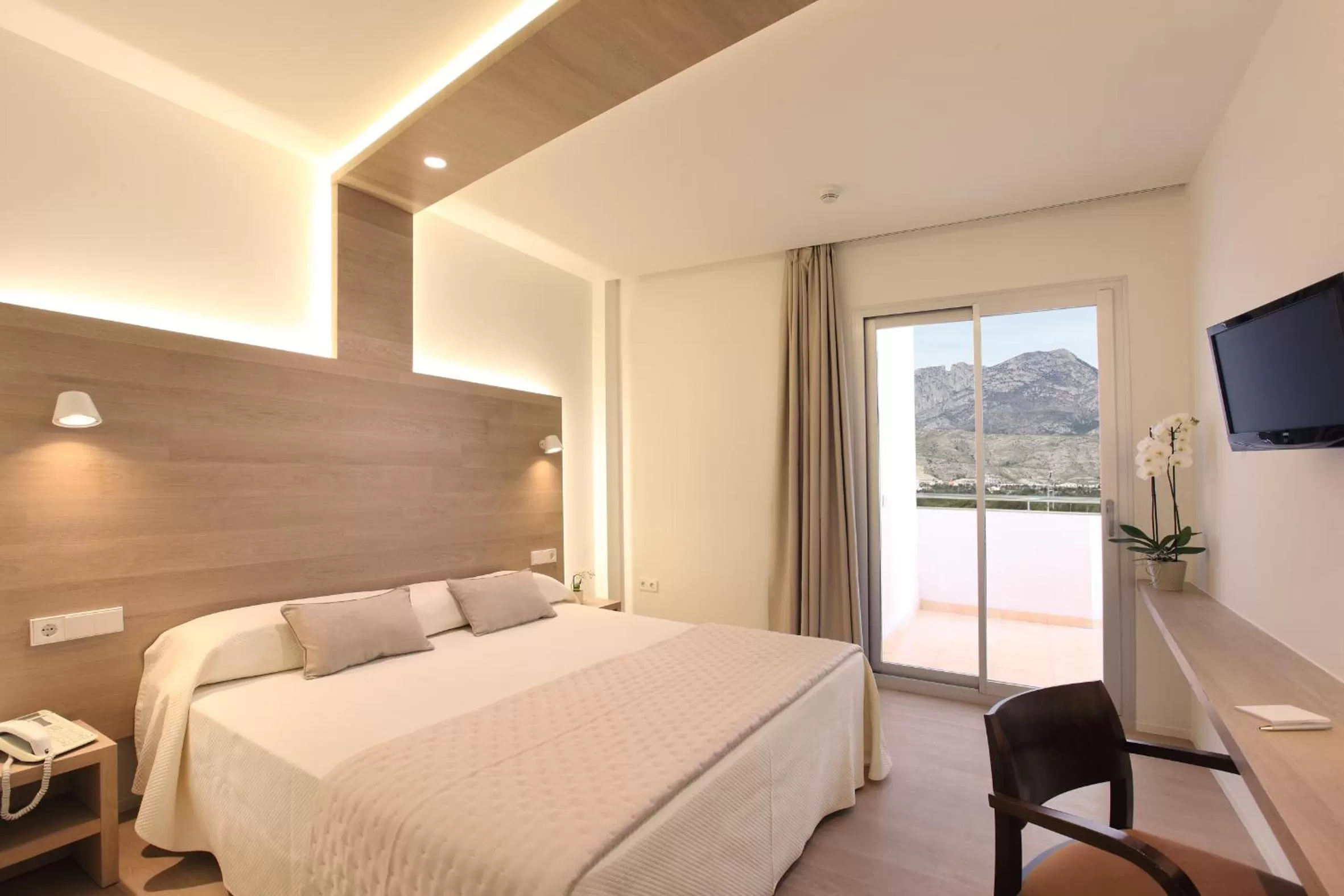 Bed in Hotel Carlos I